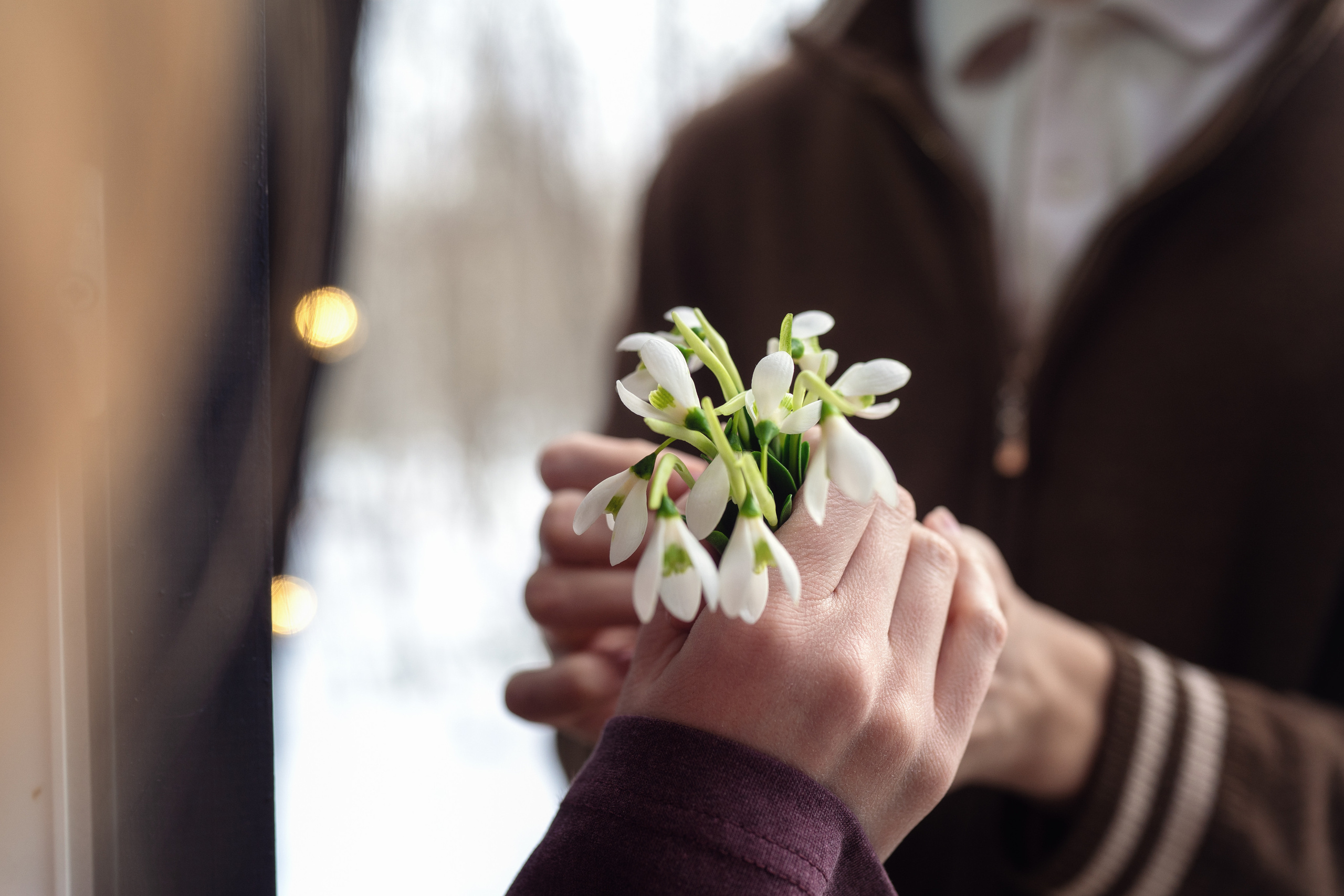 Фотосессия с подснежниками. Семейный фотограф Новая Рига (Звенигород, Истра) Евгения Литовченко