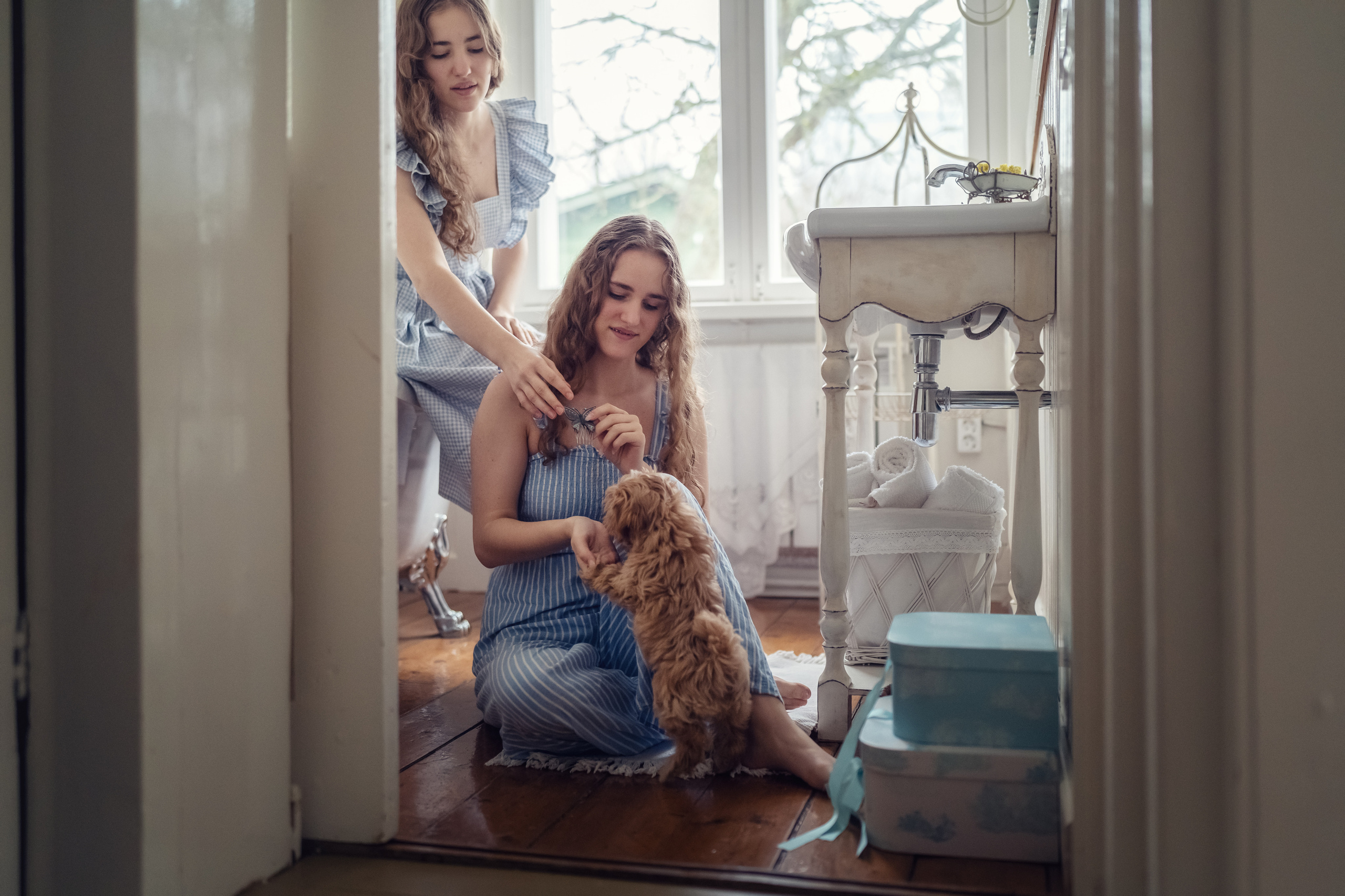 Семейные радости. Весна в Old New Home. Семейный фотограф Новая Рига (Звенигород, Истра) Евгения Литовченко