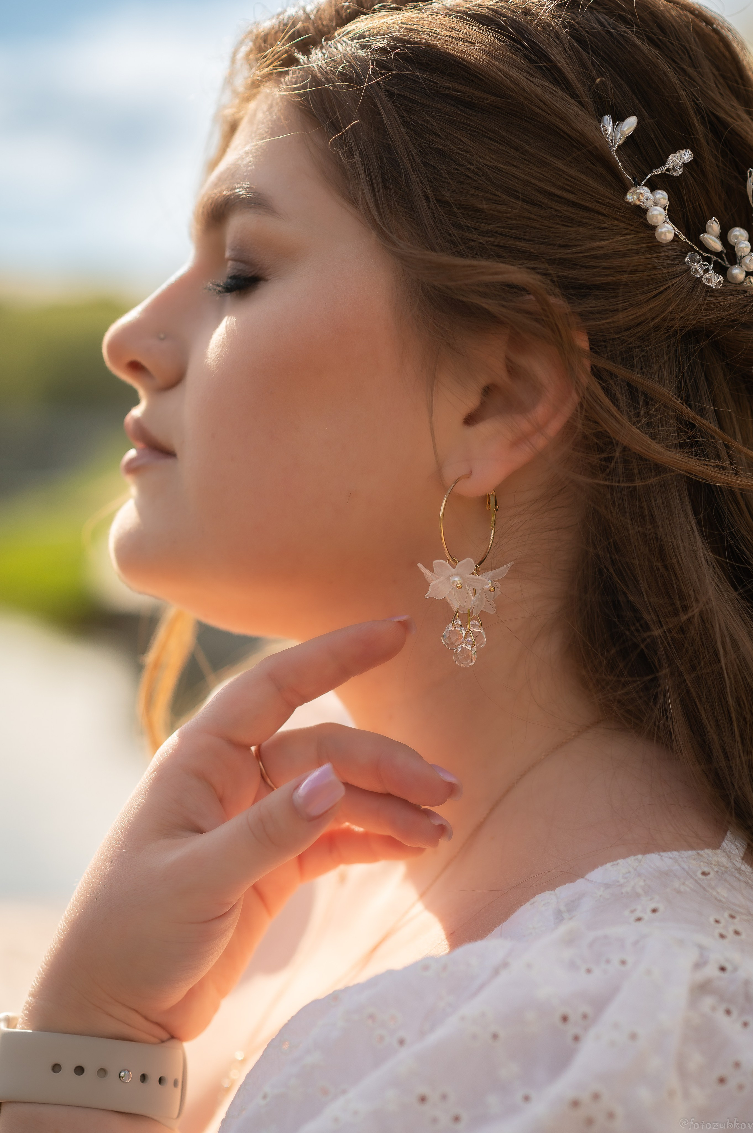 Красивая девушка в Царицыно