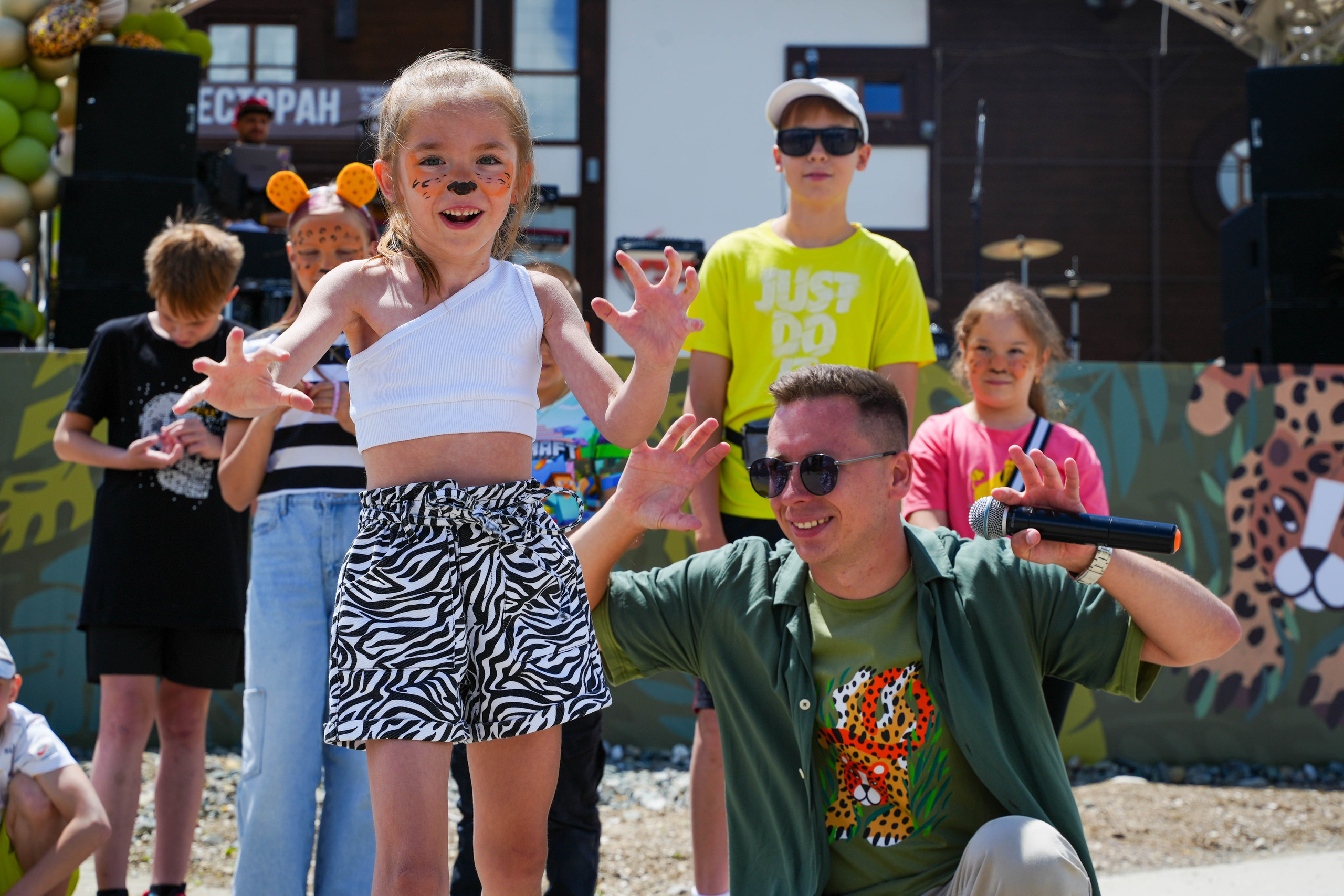 День леопарда на курорте Газпром Поляна. Репортажный фотограф в Красной Поляне и Сочи Павлюченко Екатерина