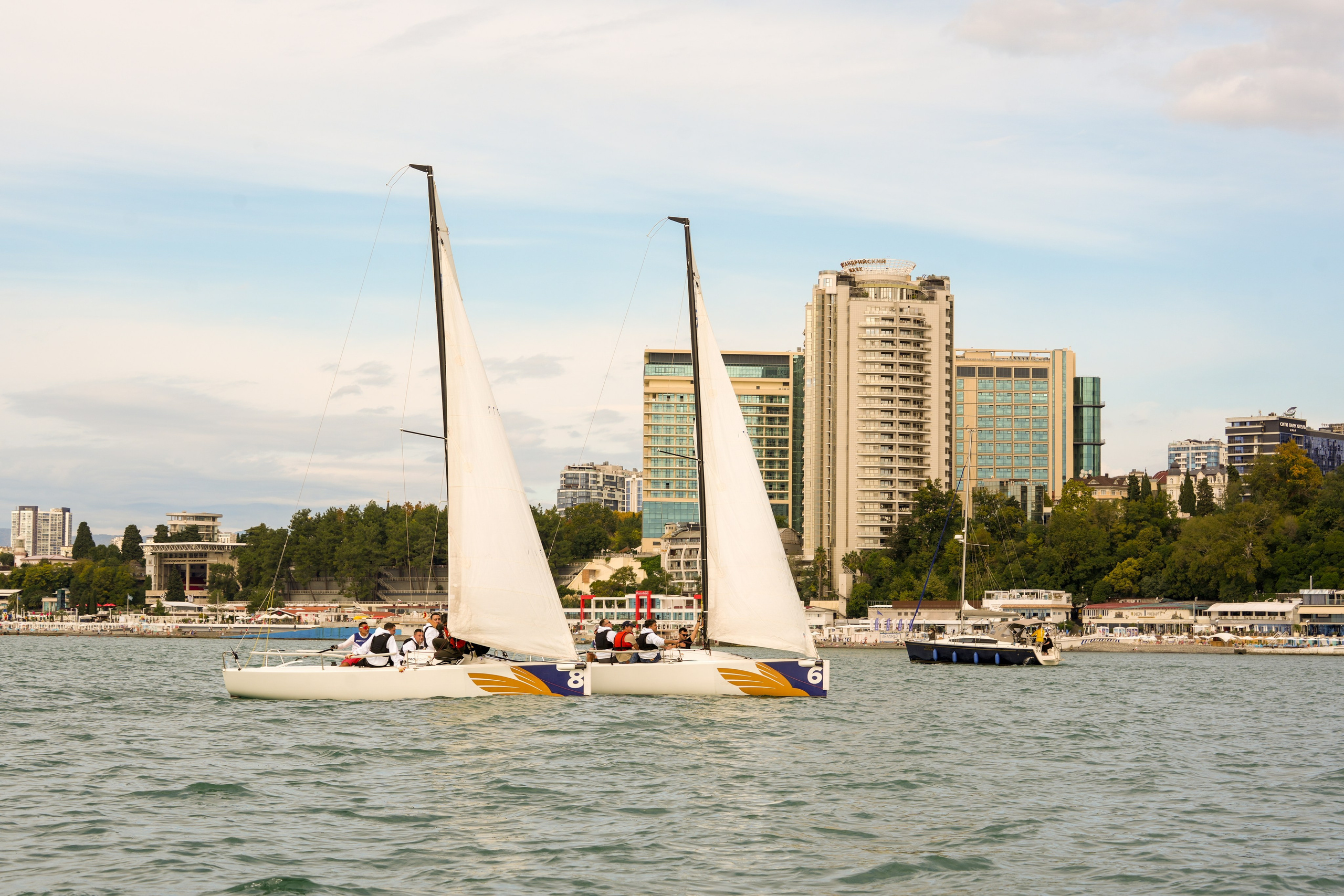 Яхтенная регата для компании Агрегатка. Репортажный фотограф в Красной Поляне и Сочи Павлюченко Екатерина