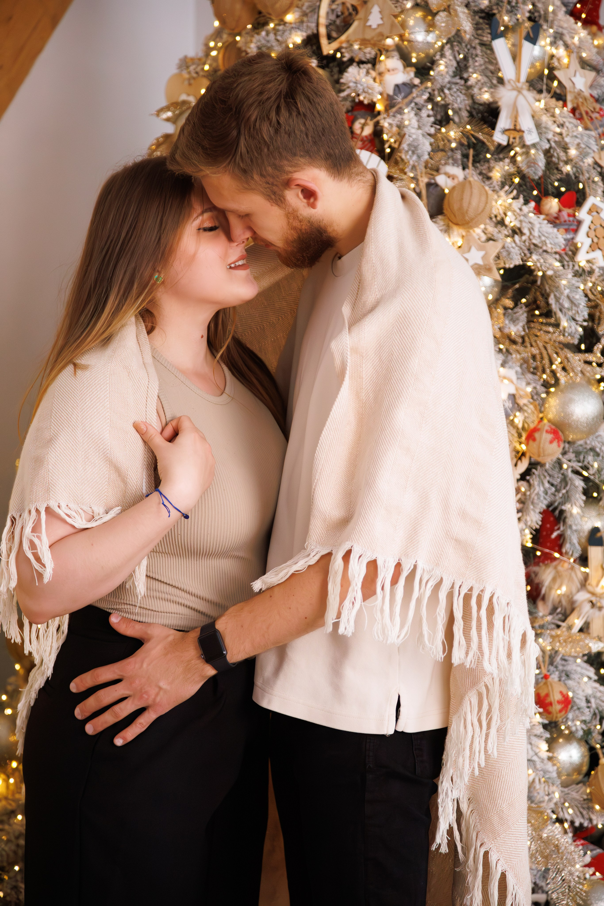 Семейная + новогодняя. Анастасия, Фотограф женского портрета и беременности в стиле vogue