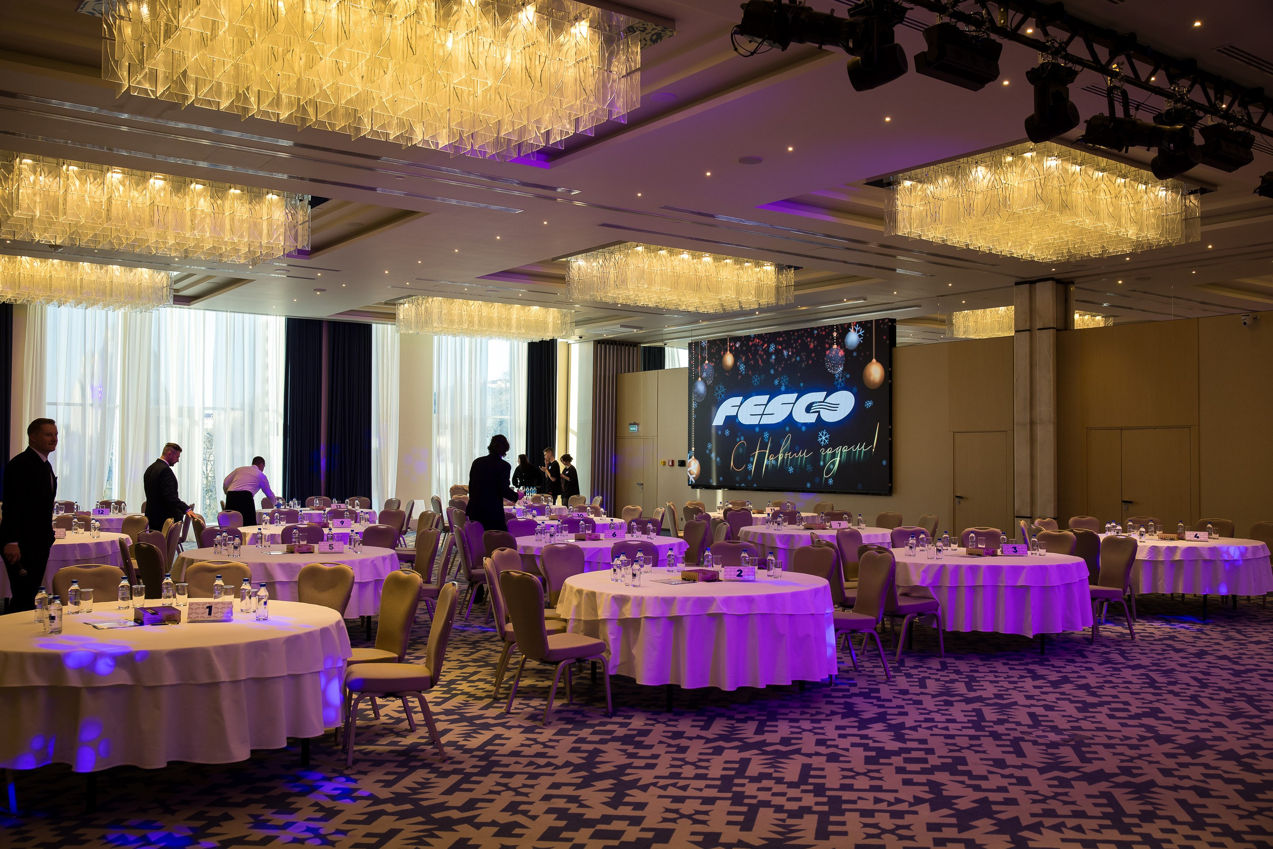 Новогодний квиз для клиентов FESCO. Репортажный фотограф во Владивостоке