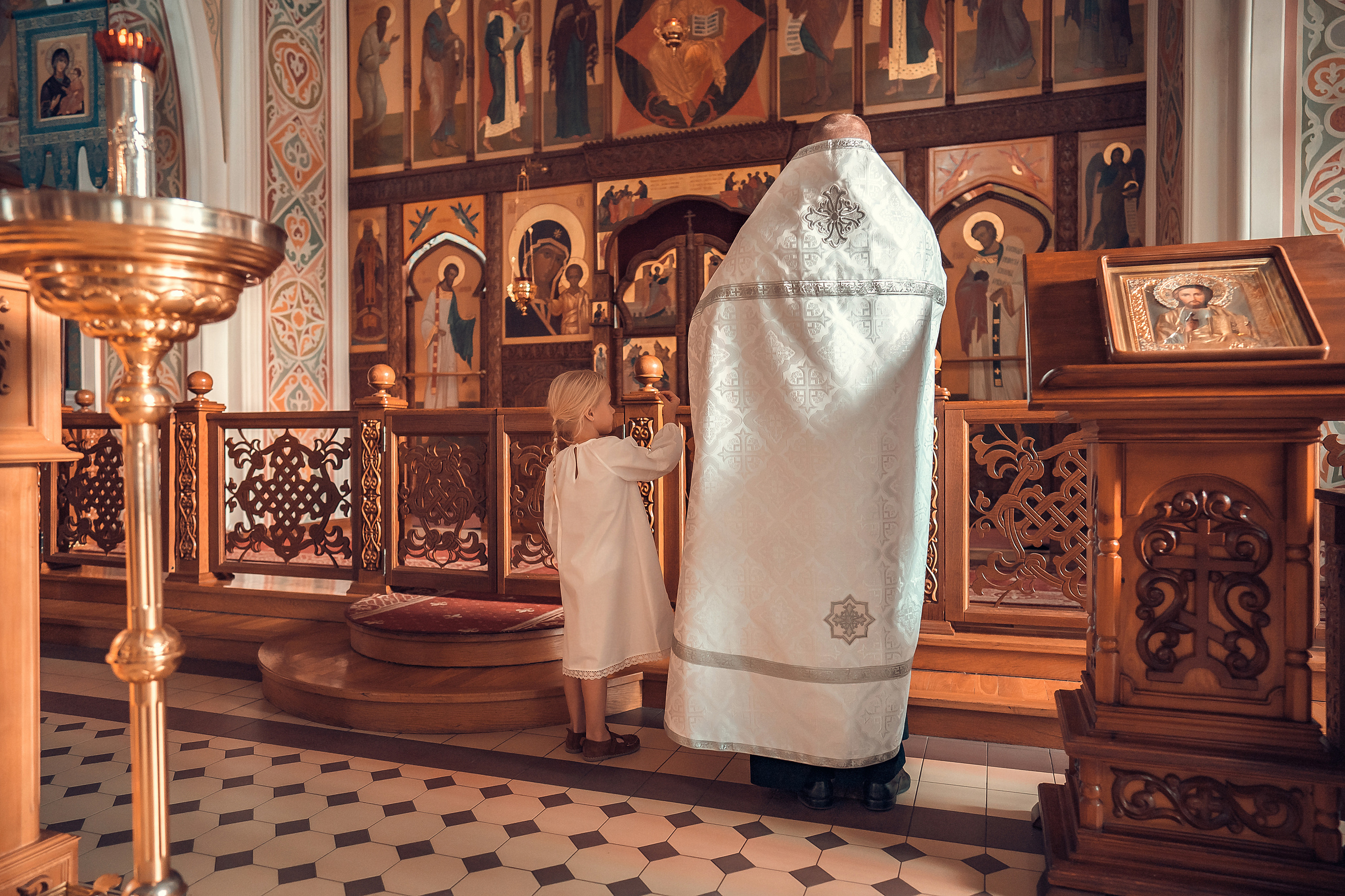 Таинство Крещения Стефании. Фотограф на Крещение и Венчание в Красноярске Рамазанова Юлия