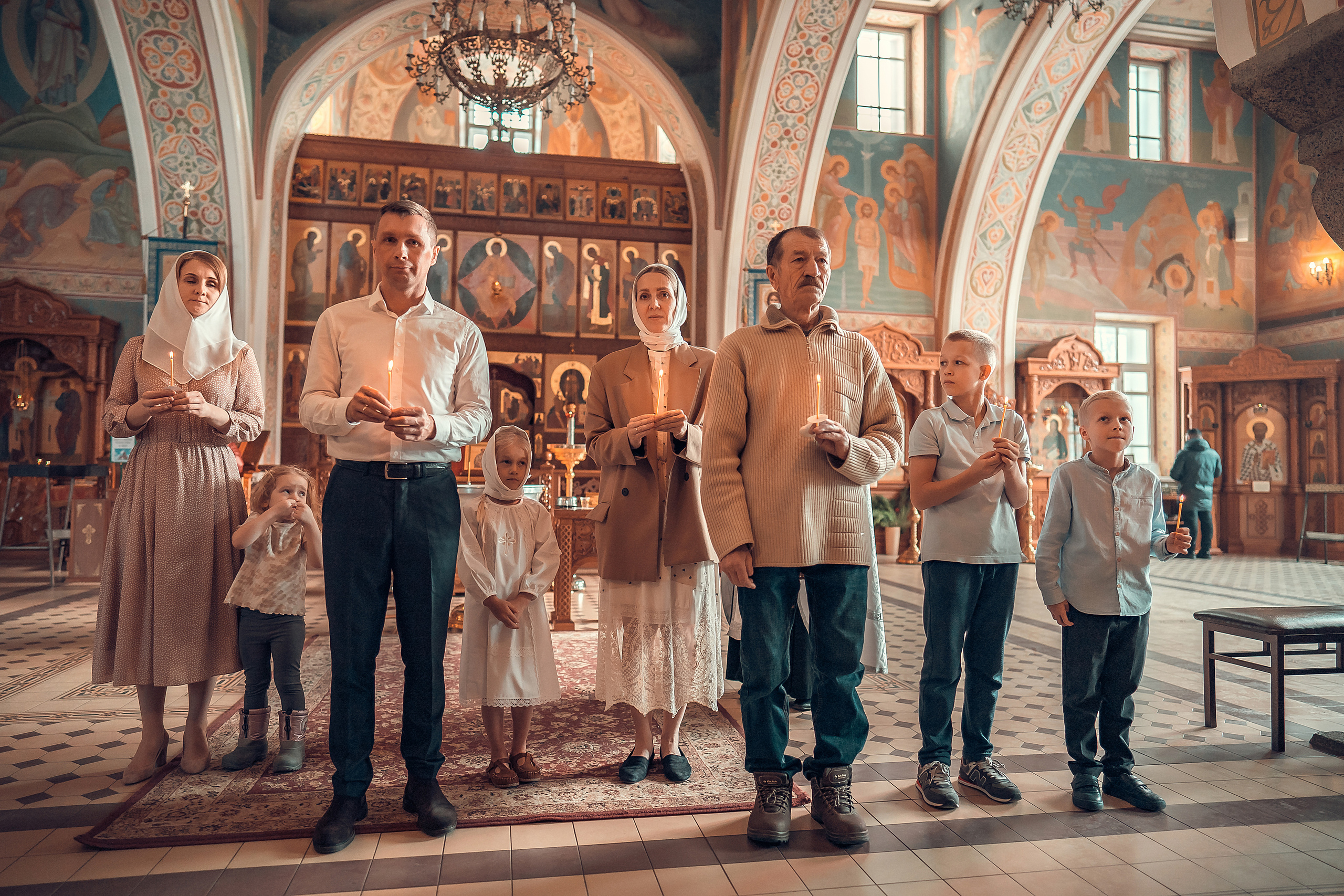 Таинство Крещения Стефании. Фотограф на Крещение и Венчание в Красноярске Рамазанова Юлия