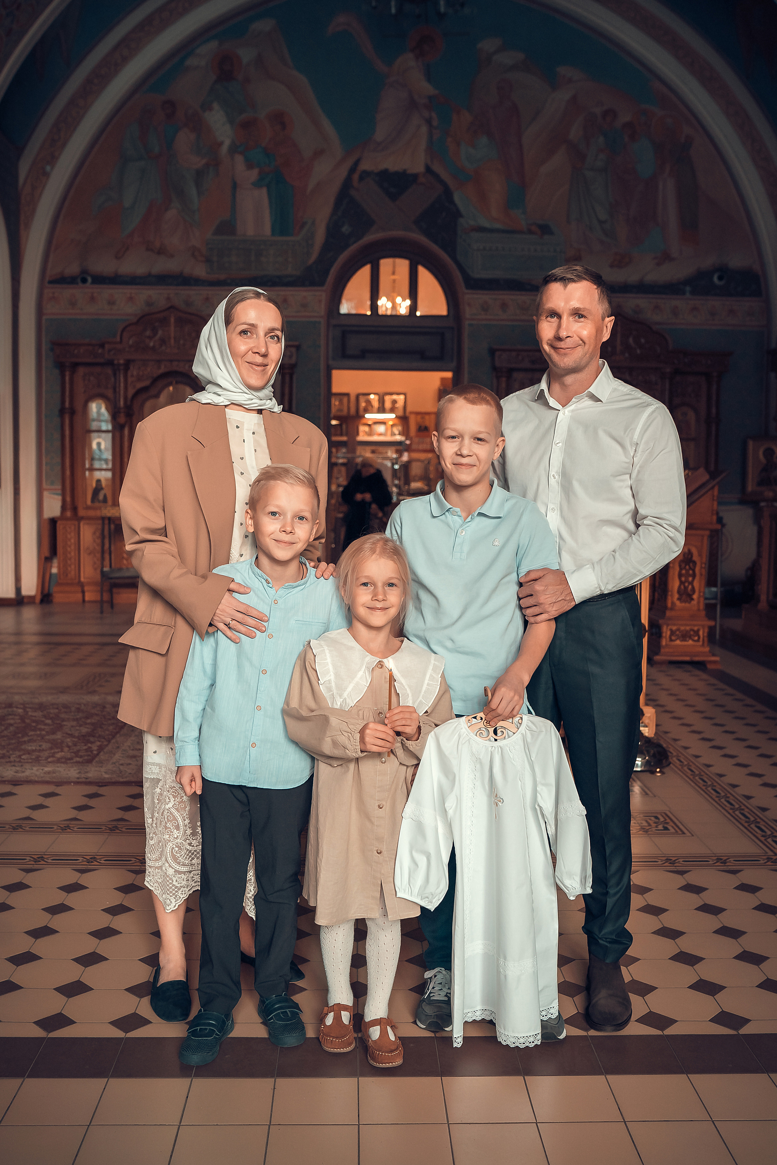 Таинство Крещения Стефании. Фотограф на Крещение и Венчание в Красноярске Рамазанова Юлия