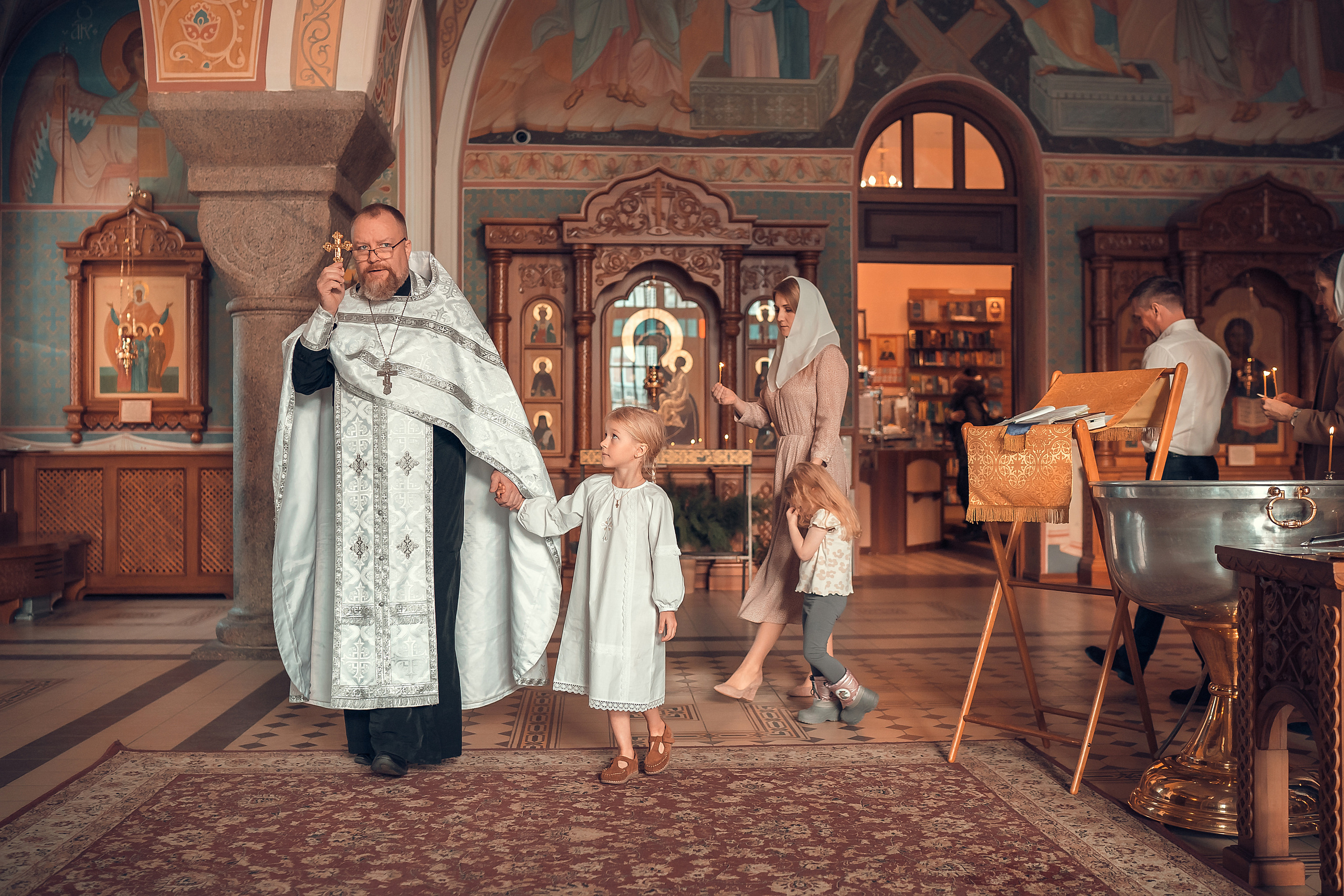 Таинство Крещения Стефании. Фотограф на Крещение и Венчание в Красноярске Рамазанова Юлия