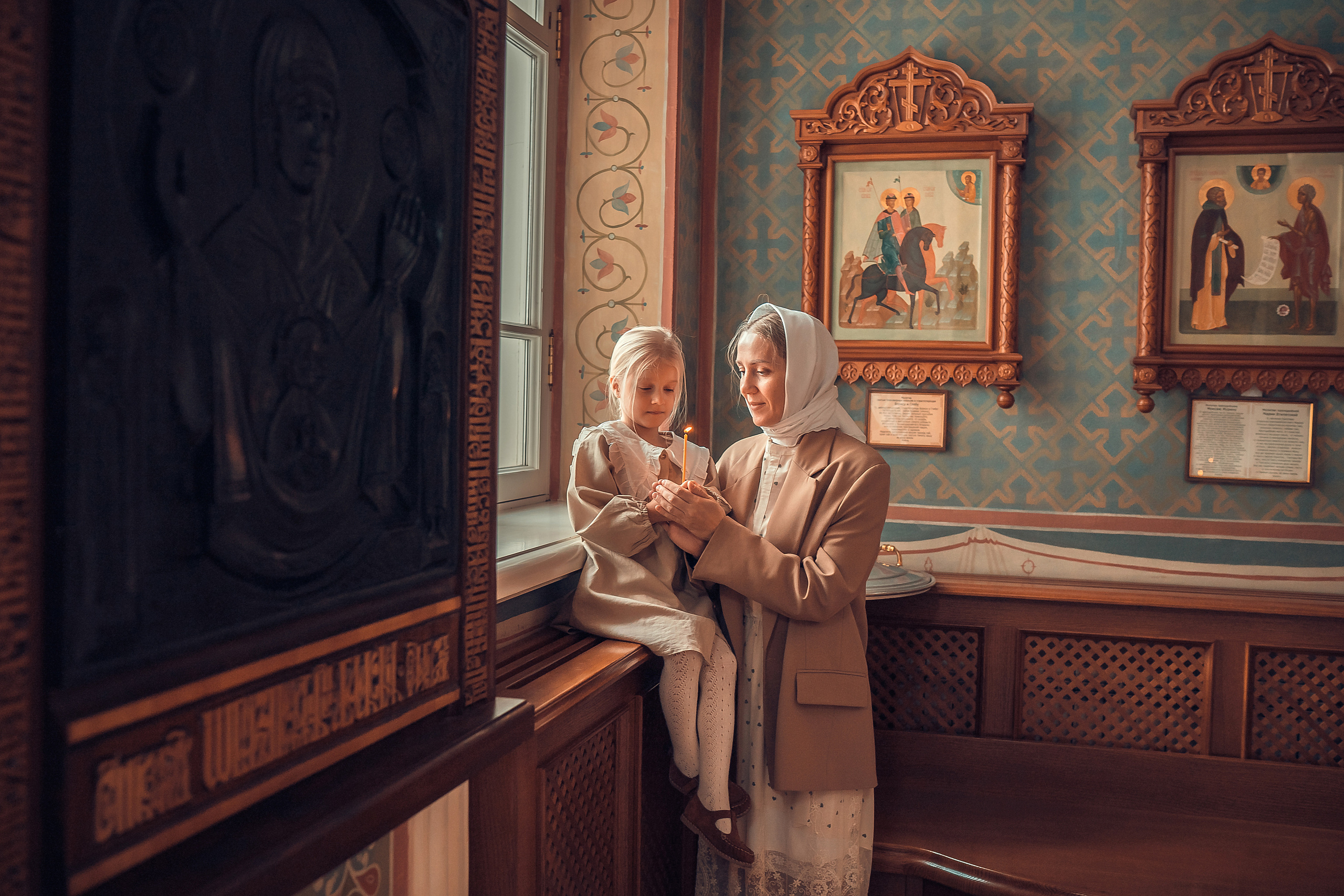 Таинство Крещения Стефании. Фотограф на Крещение и Венчание в Красноярске Рамазанова Юлия