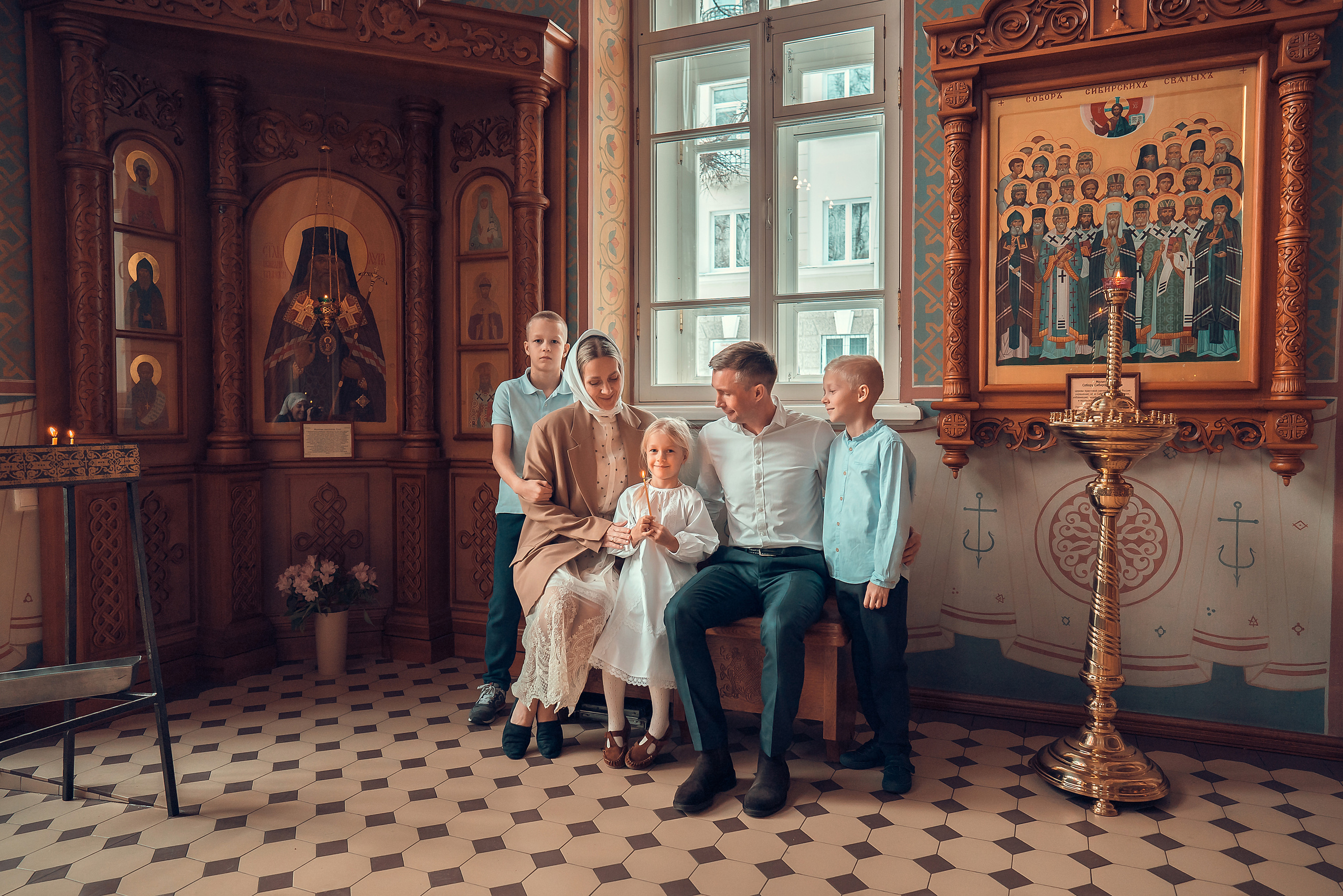 Таинство Крещения Стефании. Фотограф на Крещение и Венчание в Красноярске Рамазанова Юлия