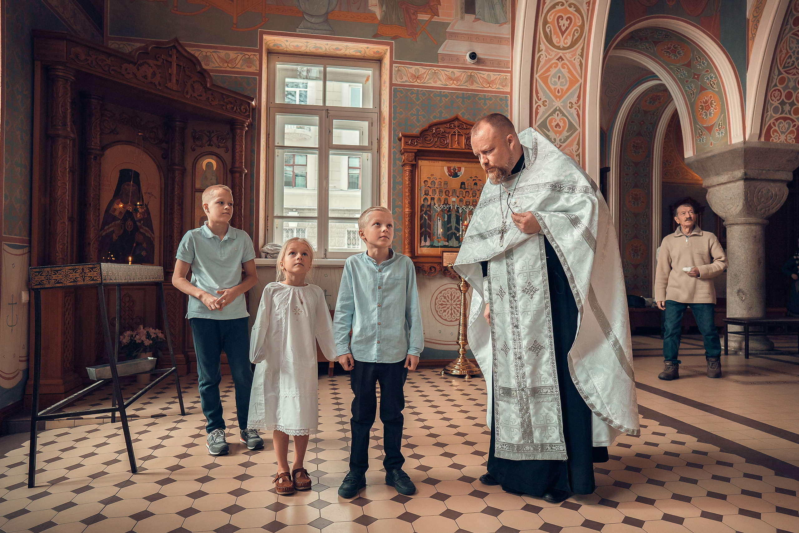 Таинство Крещения Стефании. Фотограф на Крещение и Венчание в Красноярске Рамазанова Юлия