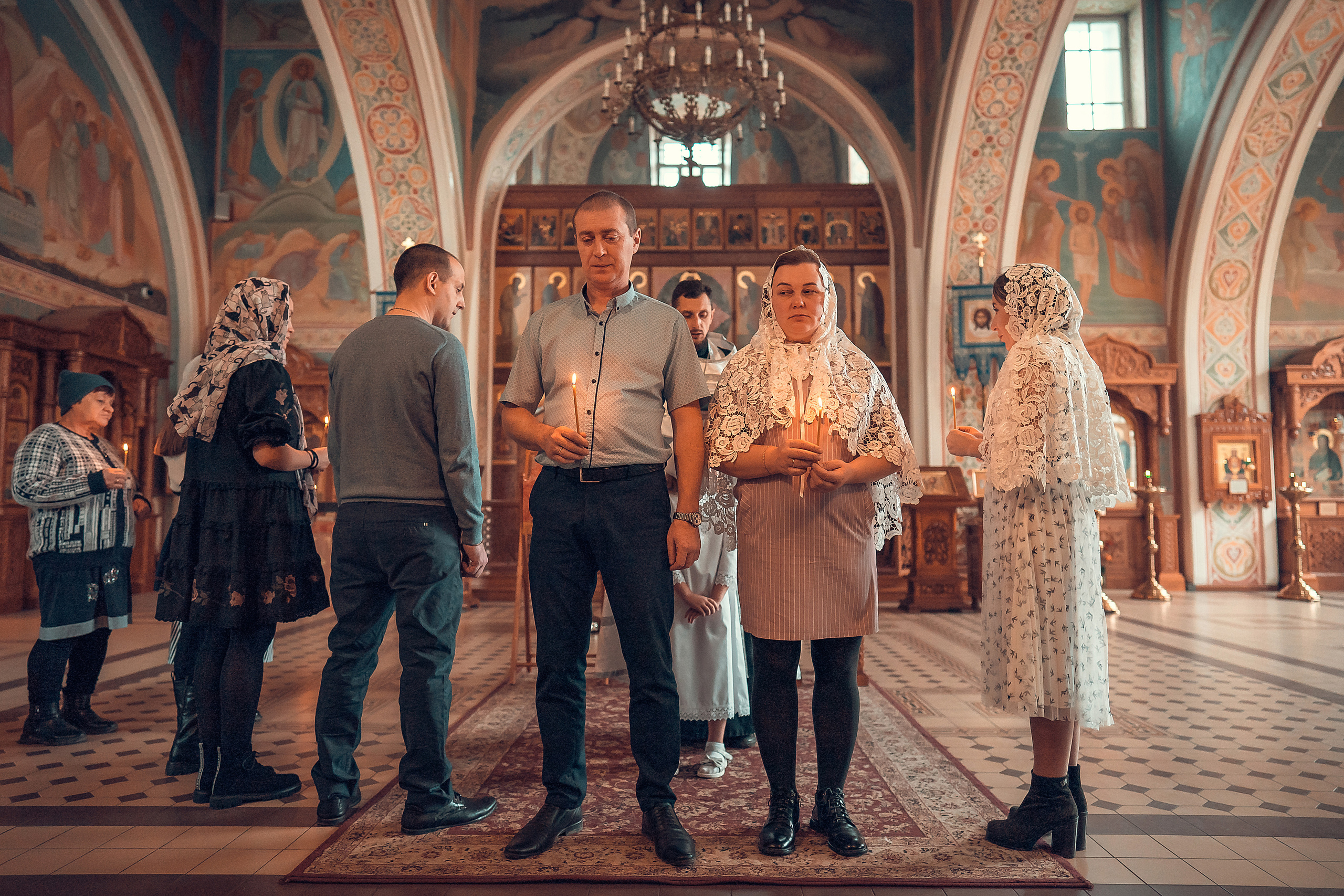 ТАИНСТВО КРЕЩЕНИЯ КАРИНЫ ХРАМ ИОАННА ПРЕДТЕЧИ. Фотограф на Крещение и Венчание в Красноярске Рамазанова Юлия