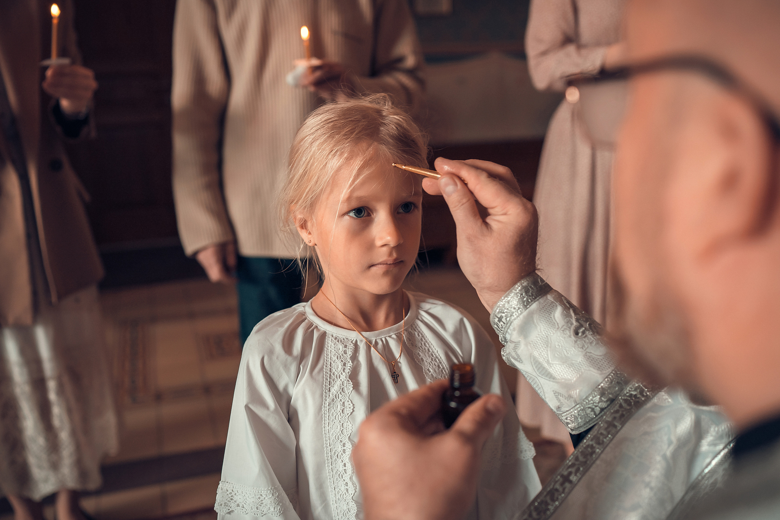 Таинство Крещения Стефании. Фотограф на Крещение и Венчание в Красноярске Рамазанова Юлия