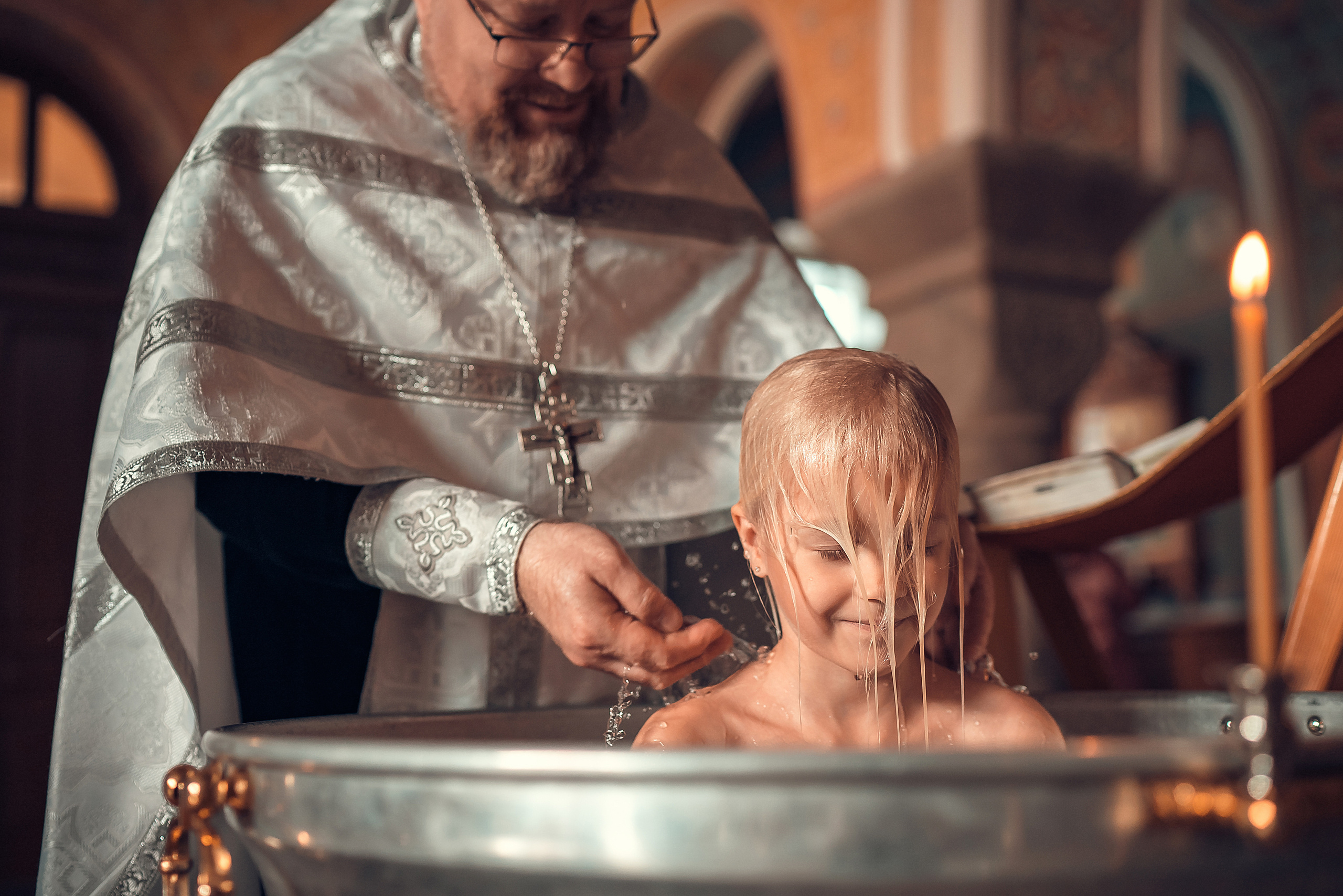 Таинство Крещения Стефании. Фотограф на Крещение и Венчание в Красноярске Рамазанова Юлия