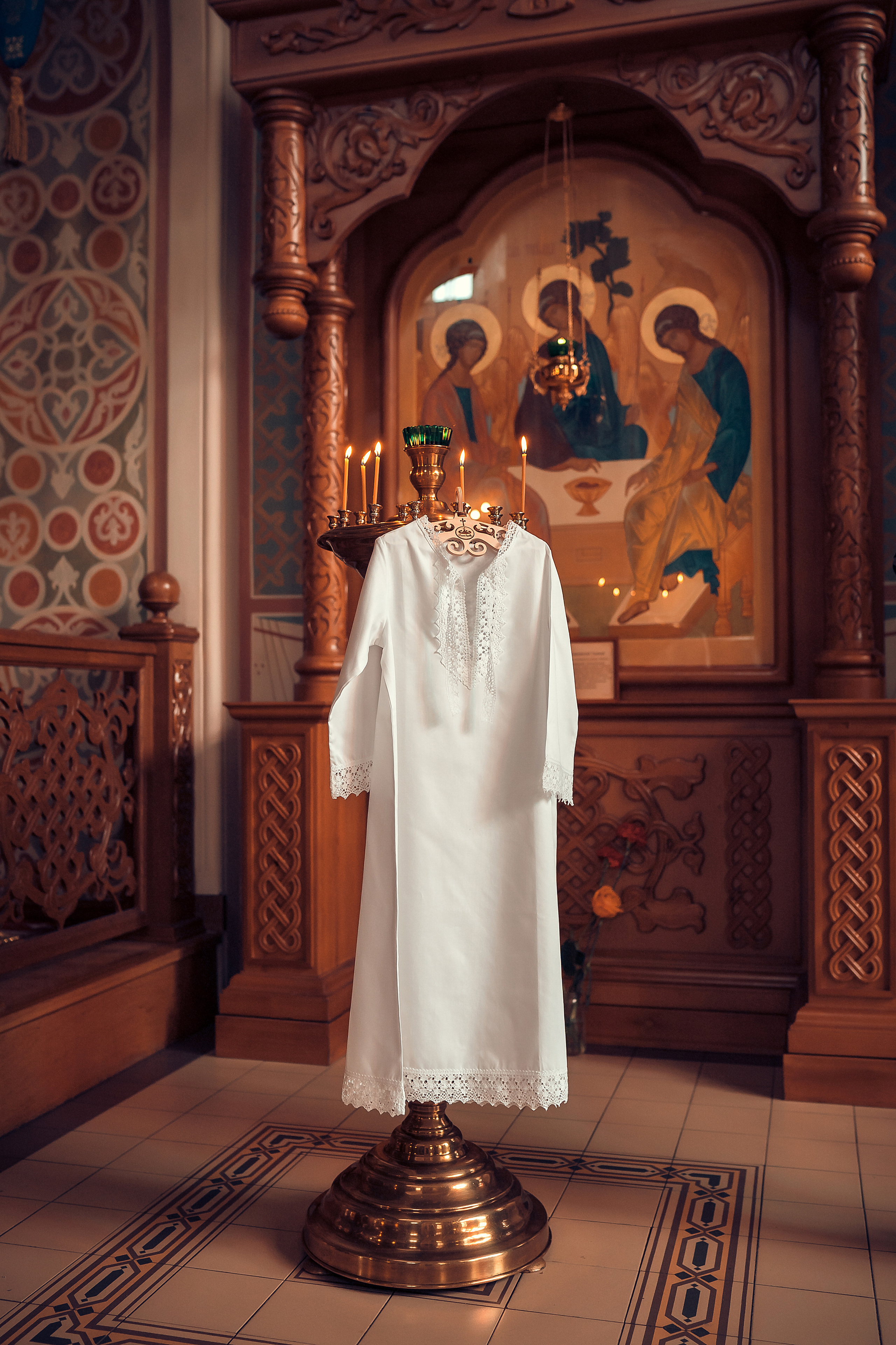 ТАИНСТВО КРЕЩЕНИЯ КАРИНЫ ХРАМ ИОАННА ПРЕДТЕЧИ. Фотограф на Крещение и Венчание в Красноярске Рамазанова Юлия