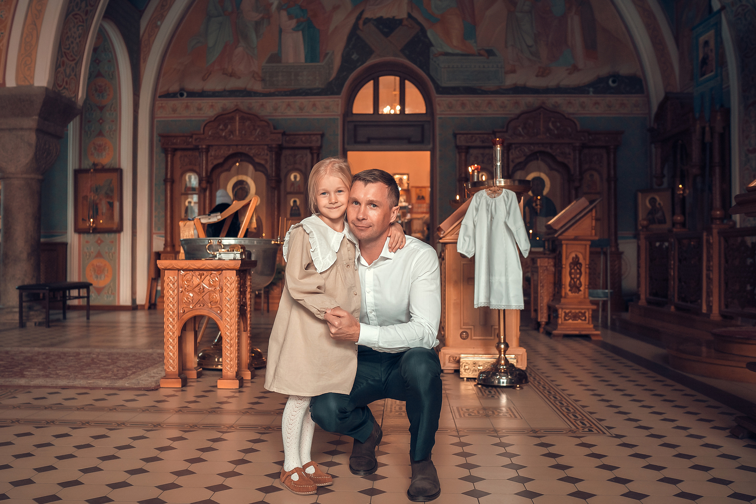 Таинство Крещения Стефании. Фотограф на Крещение и Венчание в Красноярске Рамазанова Юлия