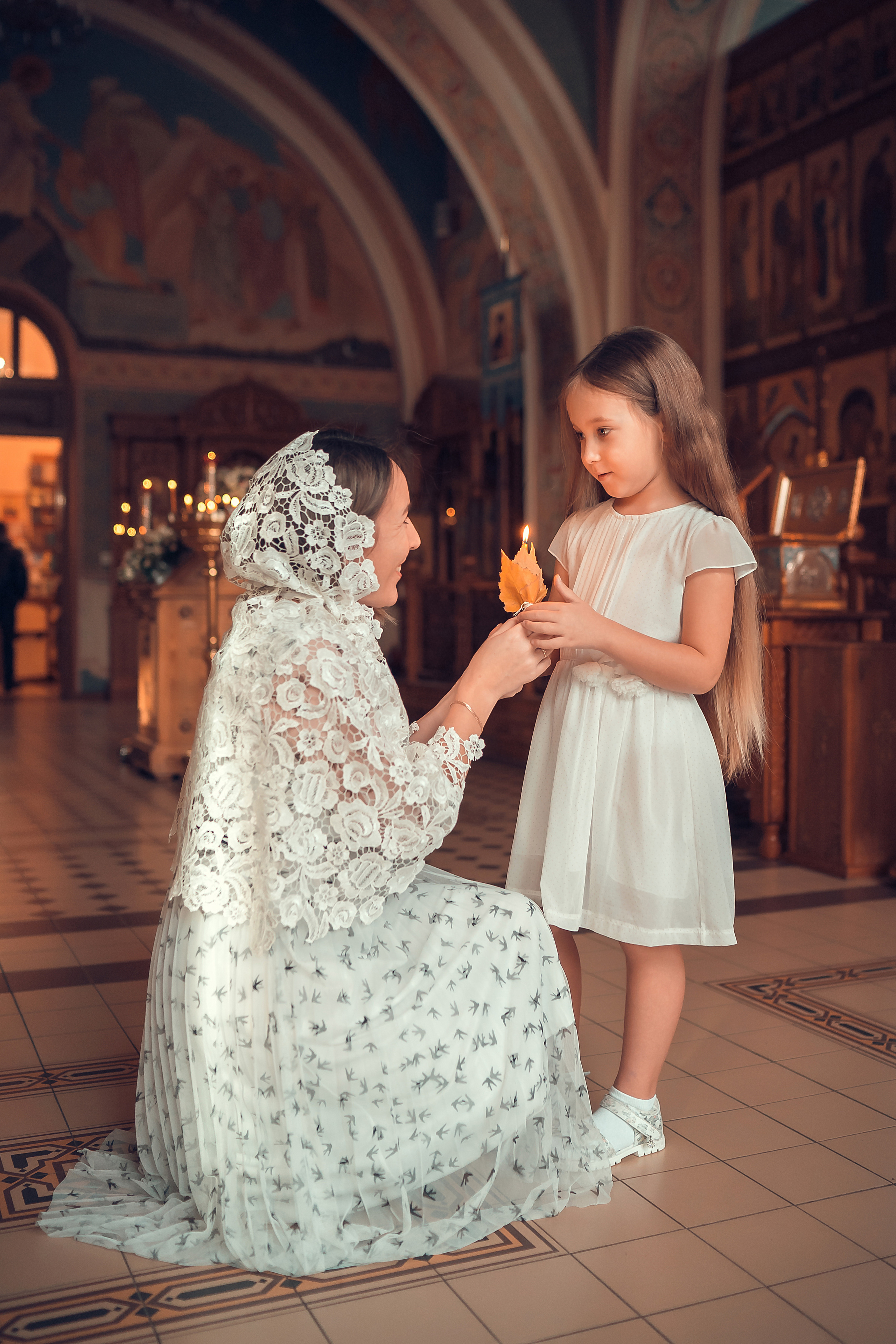 ТАИНСТВО КРЕЩЕНИЯ КАРИНЫ ХРАМ ИОАННА ПРЕДТЕЧИ. Фотограф на Крещение и Венчание в Красноярске Рамазанова Юлия