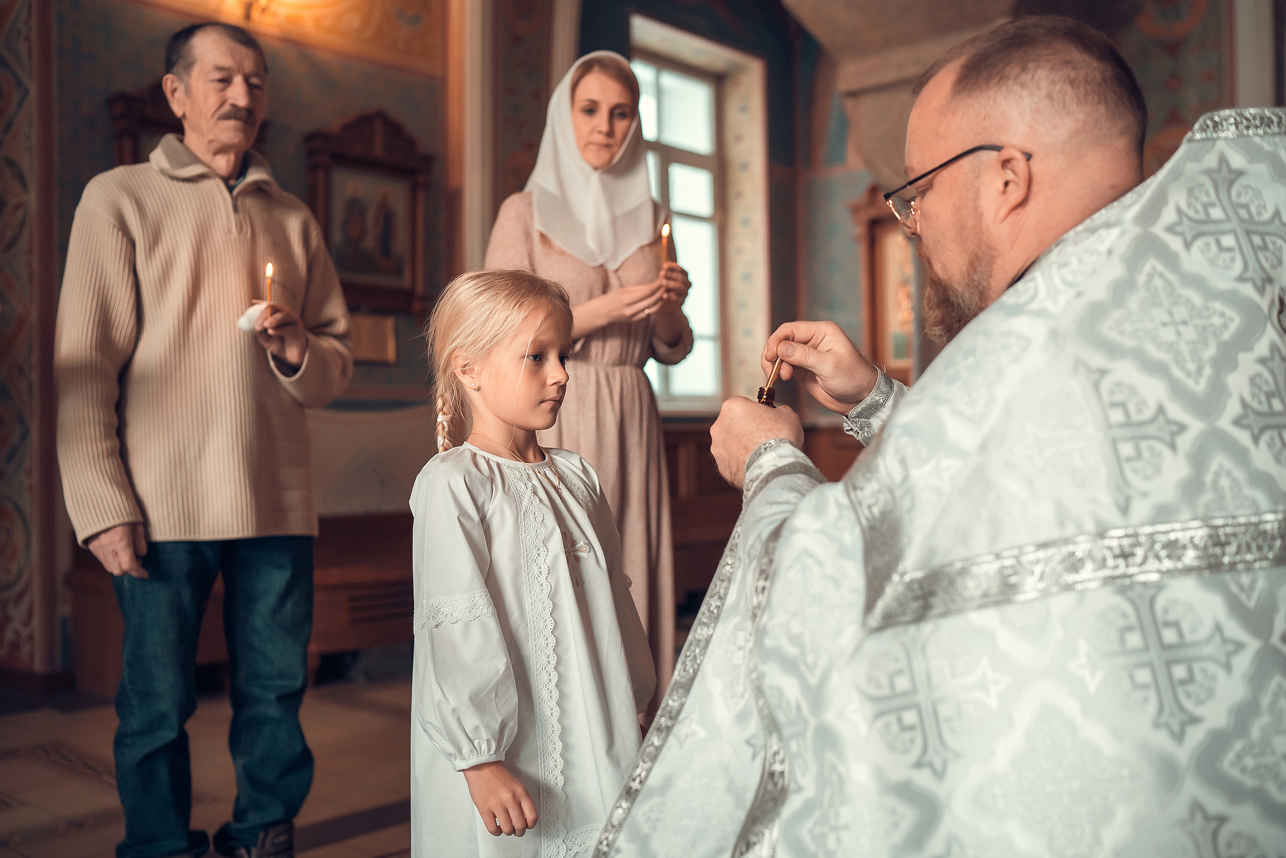 Таинство Крещения Стефании. Фотограф на Крещение и Венчание в Красноярске Рамазанова Юлия
