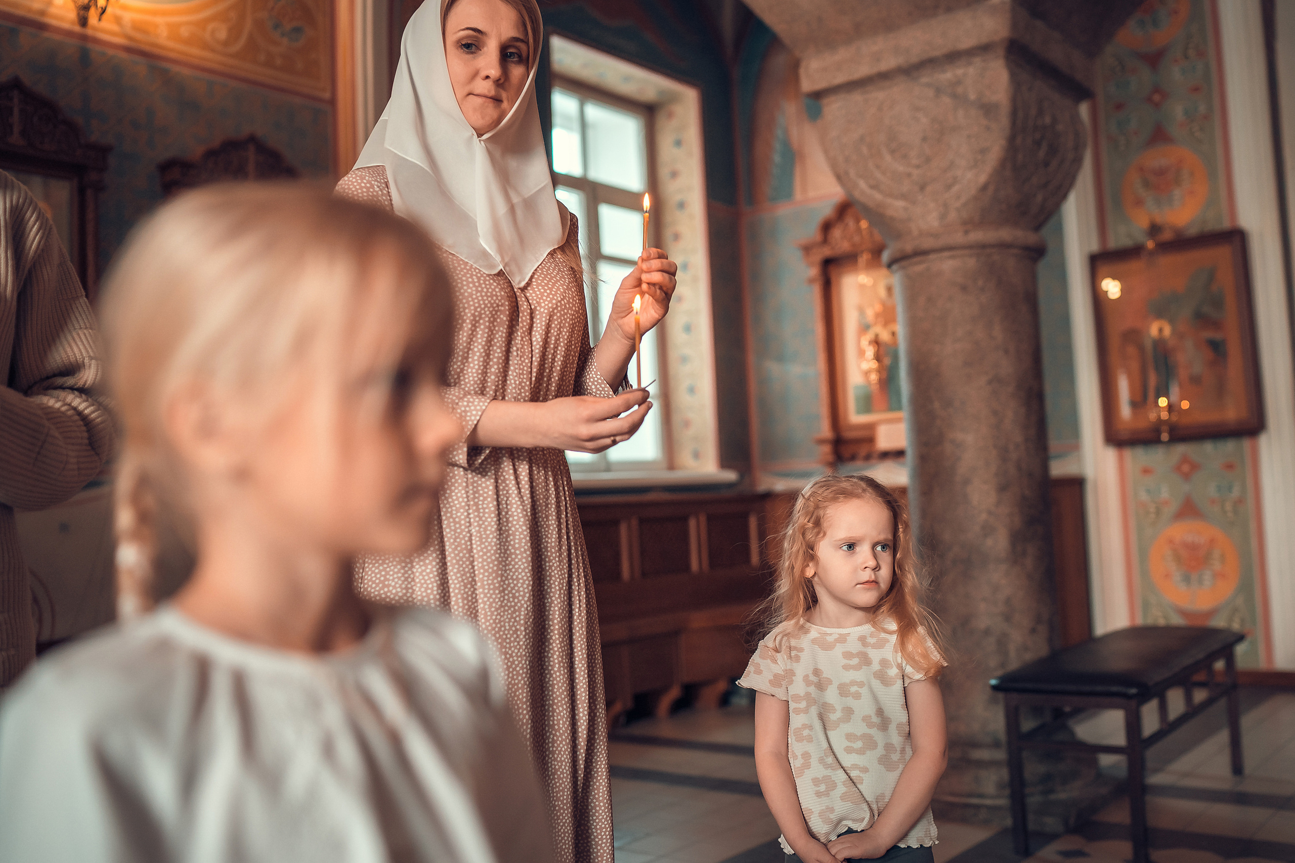 Таинство Крещения Стефании. Фотограф на Крещение и Венчание в Красноярске Рамазанова Юлия