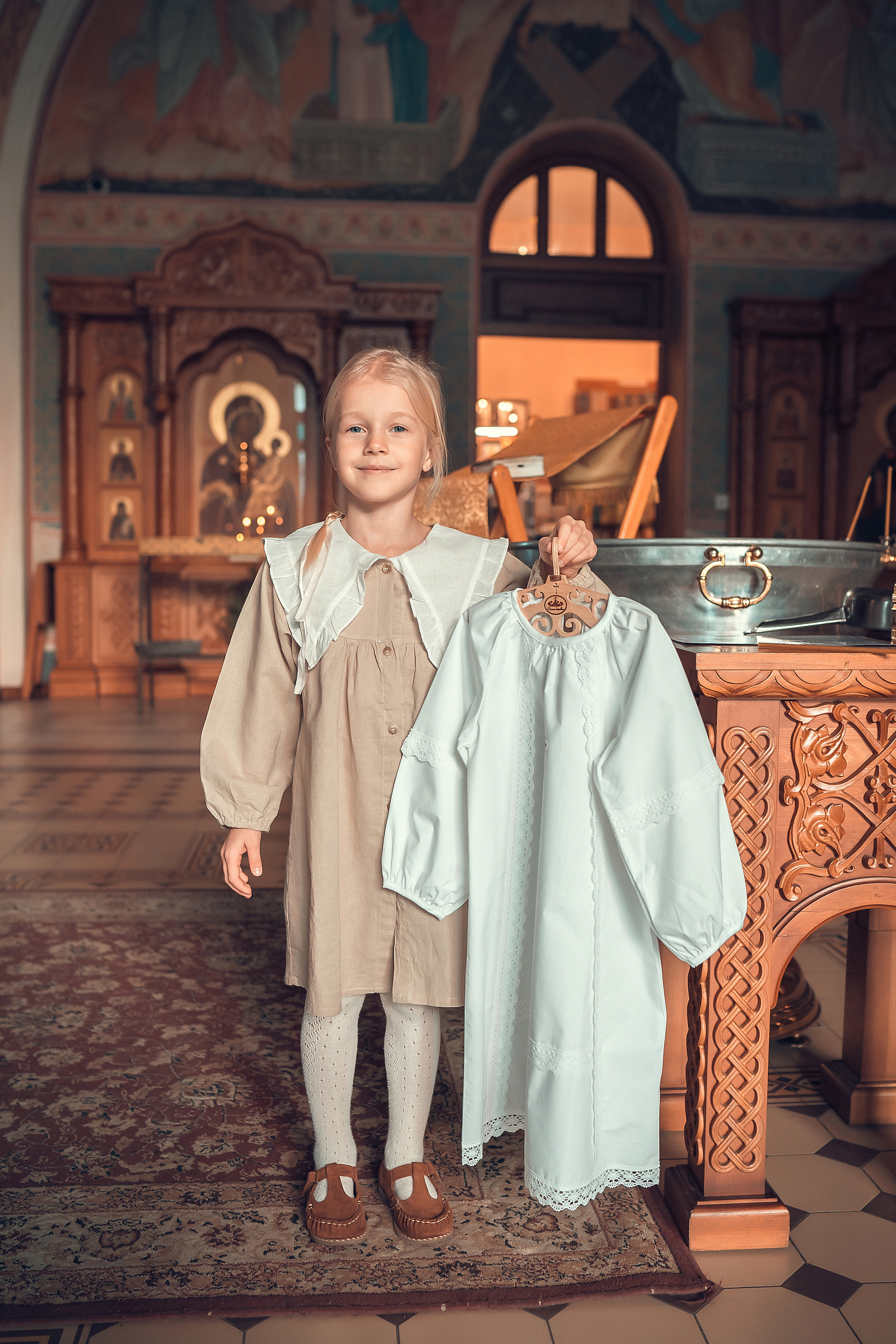 Таинство Крещения Стефании. Фотограф на Крещение и Венчание в Красноярске Рамазанова Юлия