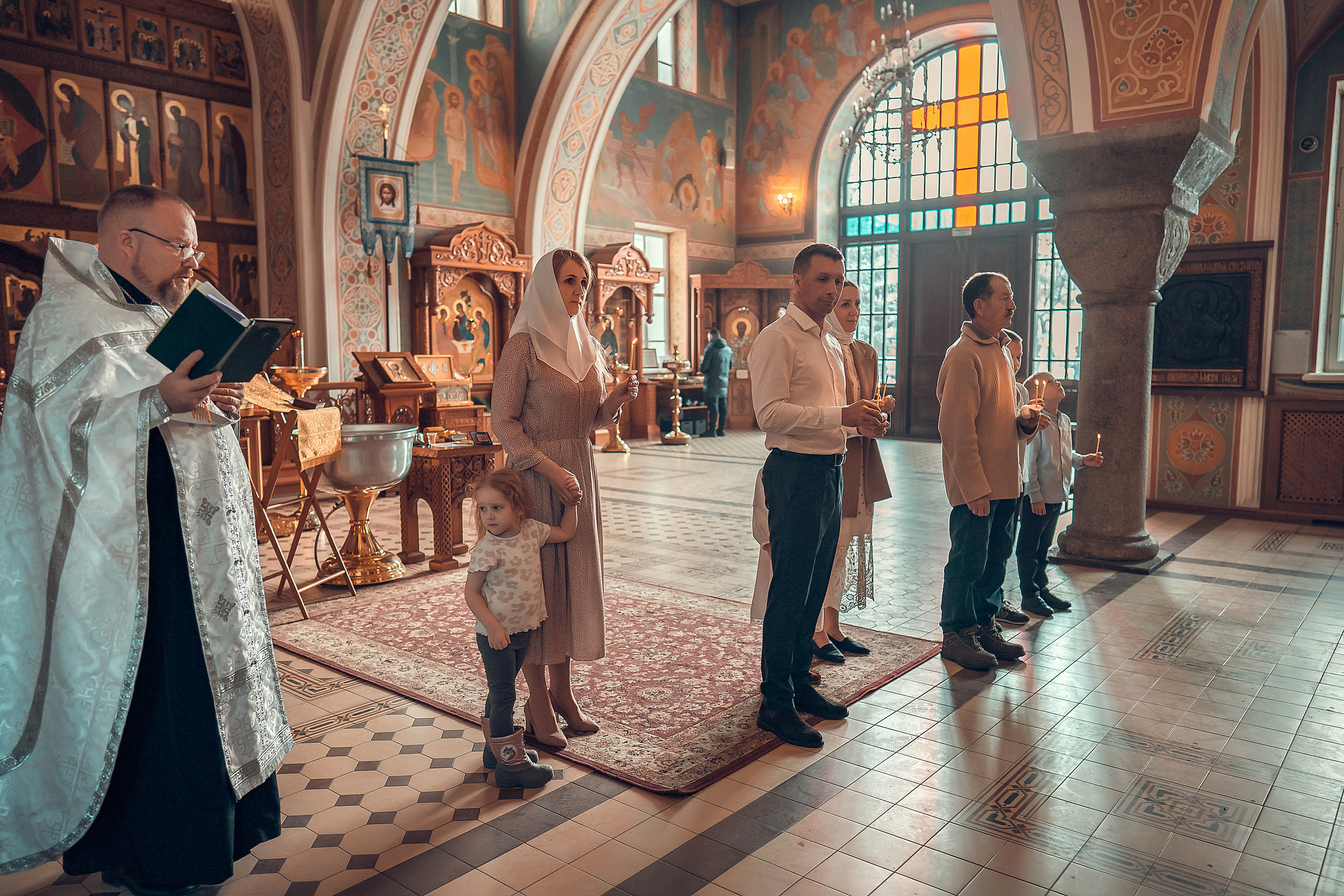 Таинство Крещения Стефании. Фотограф на Крещение и Венчание в Красноярске Рамазанова Юлия