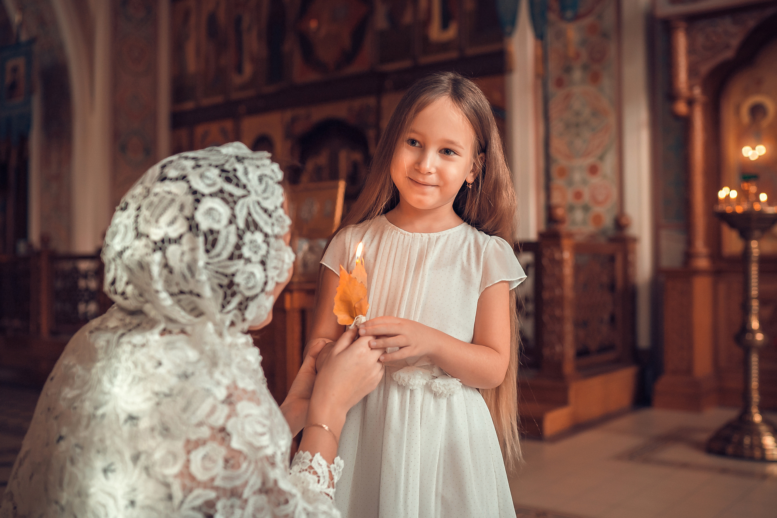 ТАИНСТВО КРЕЩЕНИЯ КАРИНЫ ХРАМ ИОАННА ПРЕДТЕЧИ. Фотограф на Крещение и Венчание в Красноярске Рамазанова Юлия