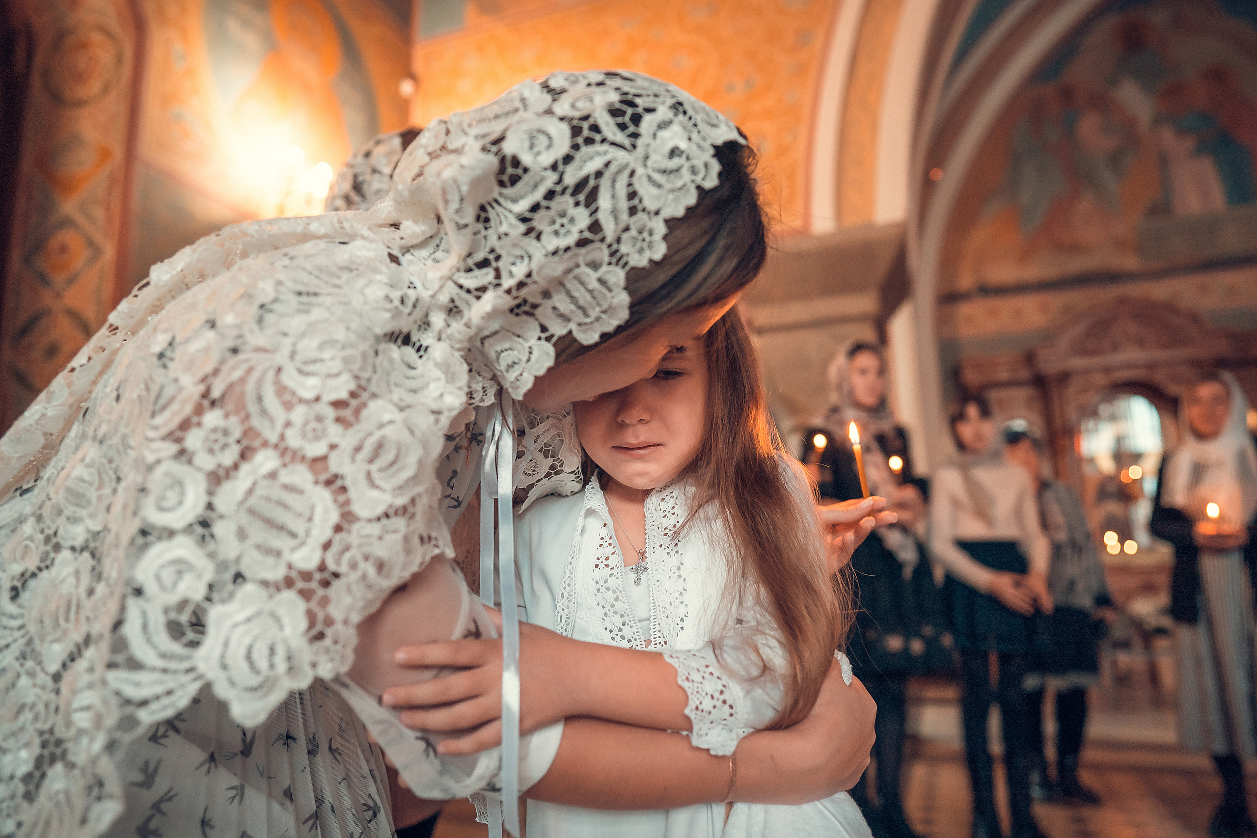 ТАИНСТВО КРЕЩЕНИЯ КАРИНЫ ХРАМ ИОАННА ПРЕДТЕЧИ. Фотограф на Крещение и Венчание в Красноярске Рамазанова Юлия