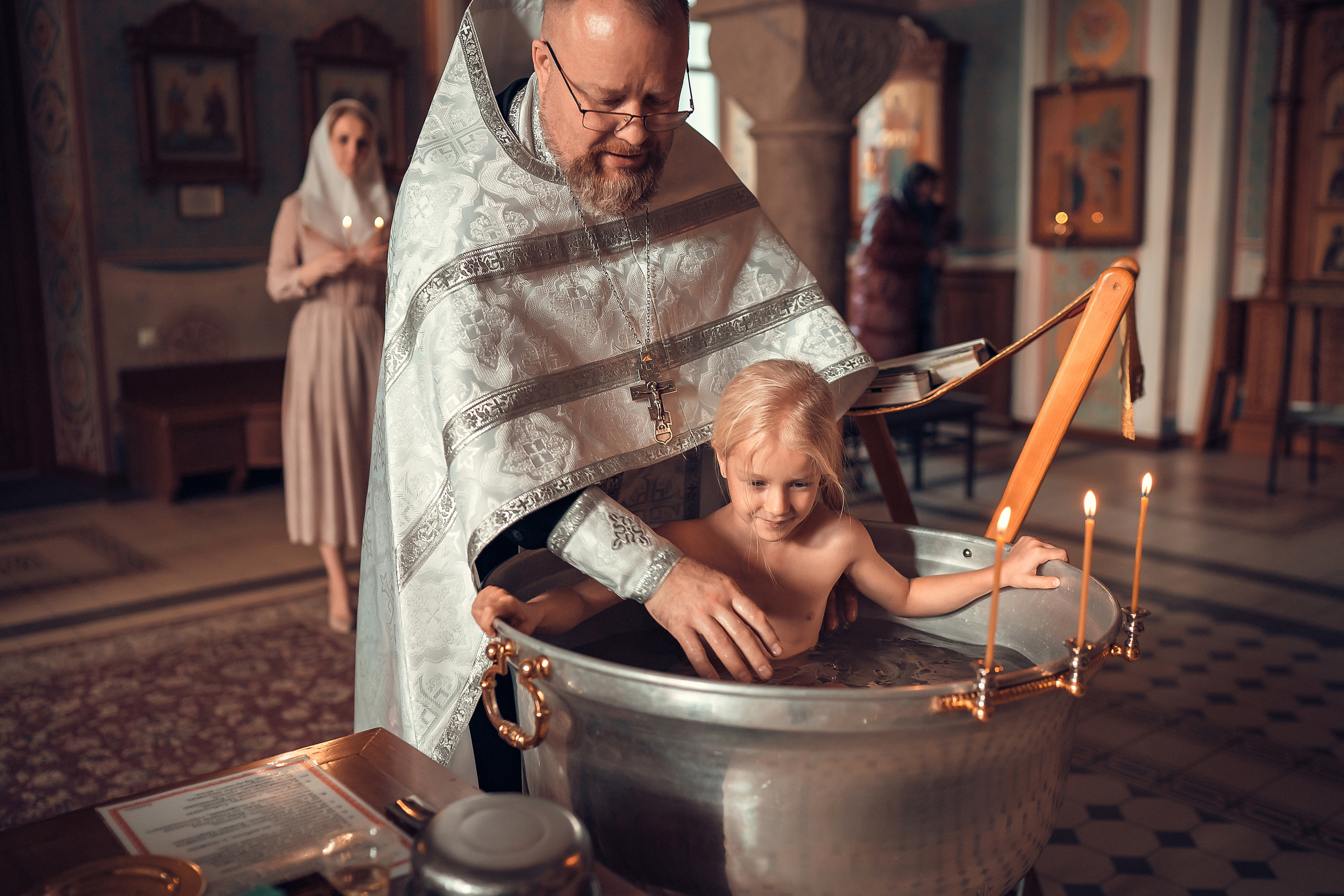 Таинство Крещения Стефании. Фотограф на Крещение и Венчание в Красноярске Рамазанова Юлия