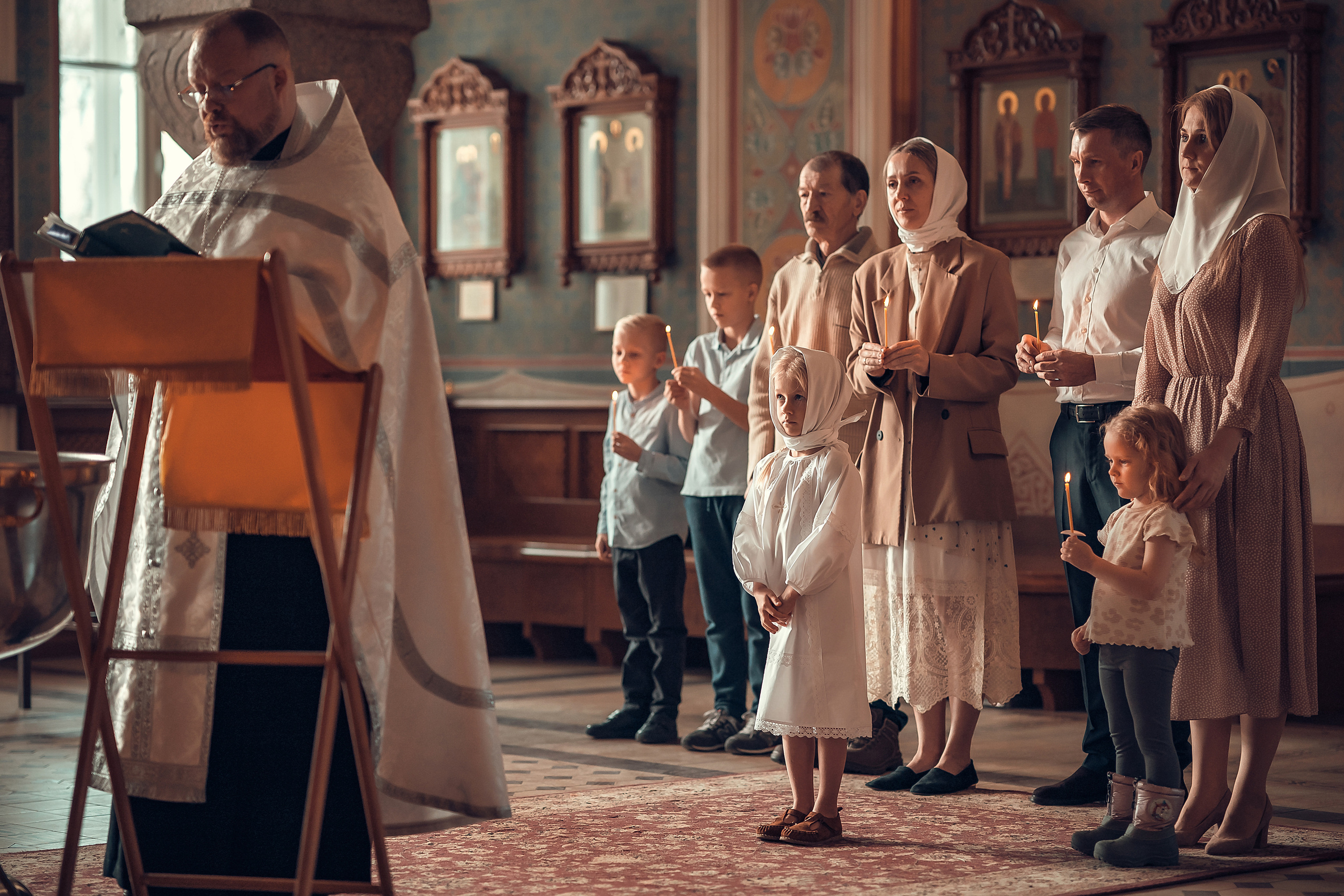 Таинство Крещения Стефании. Фотограф на Крещение и Венчание в Красноярске Рамазанова Юлия