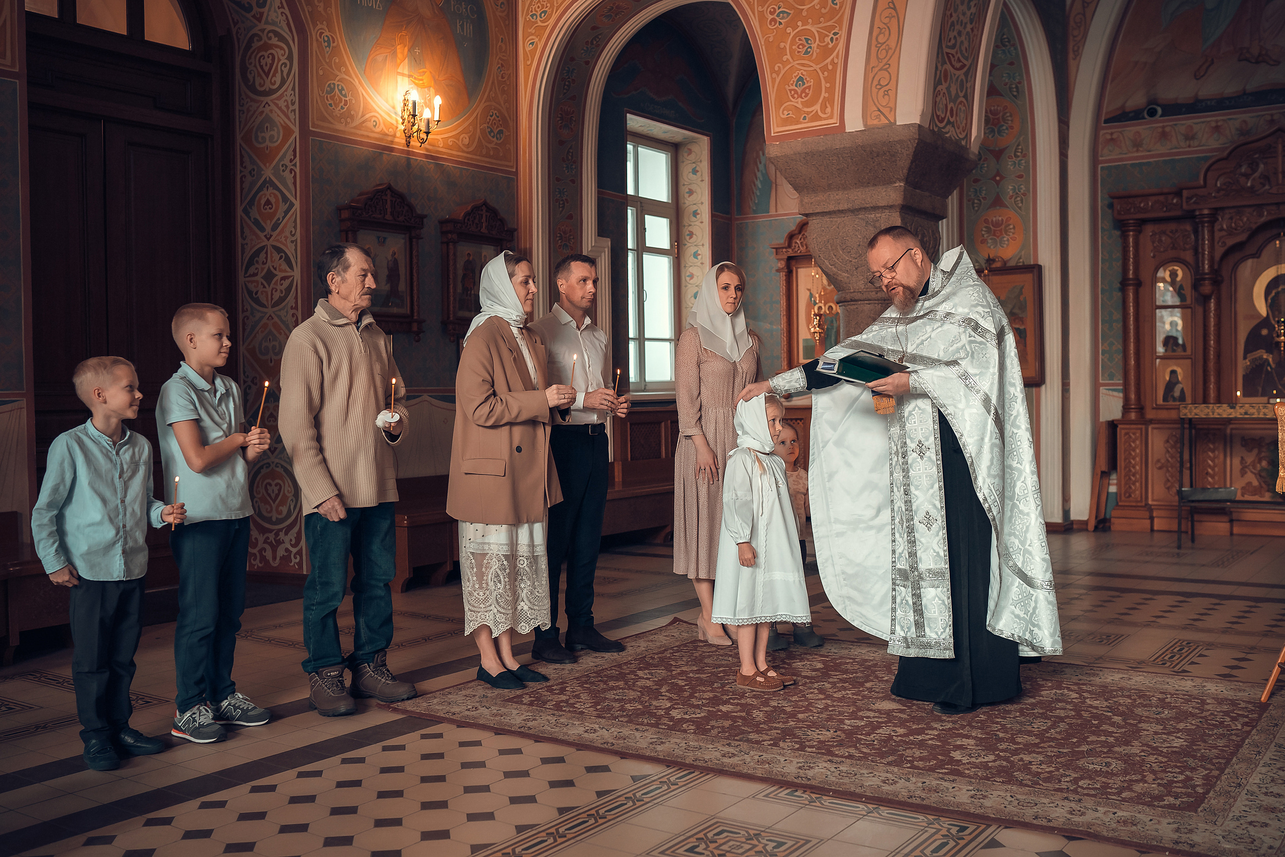 Таинство Крещения Стефании. Фотограф на Крещение и Венчание в Красноярске Рамазанова Юлия