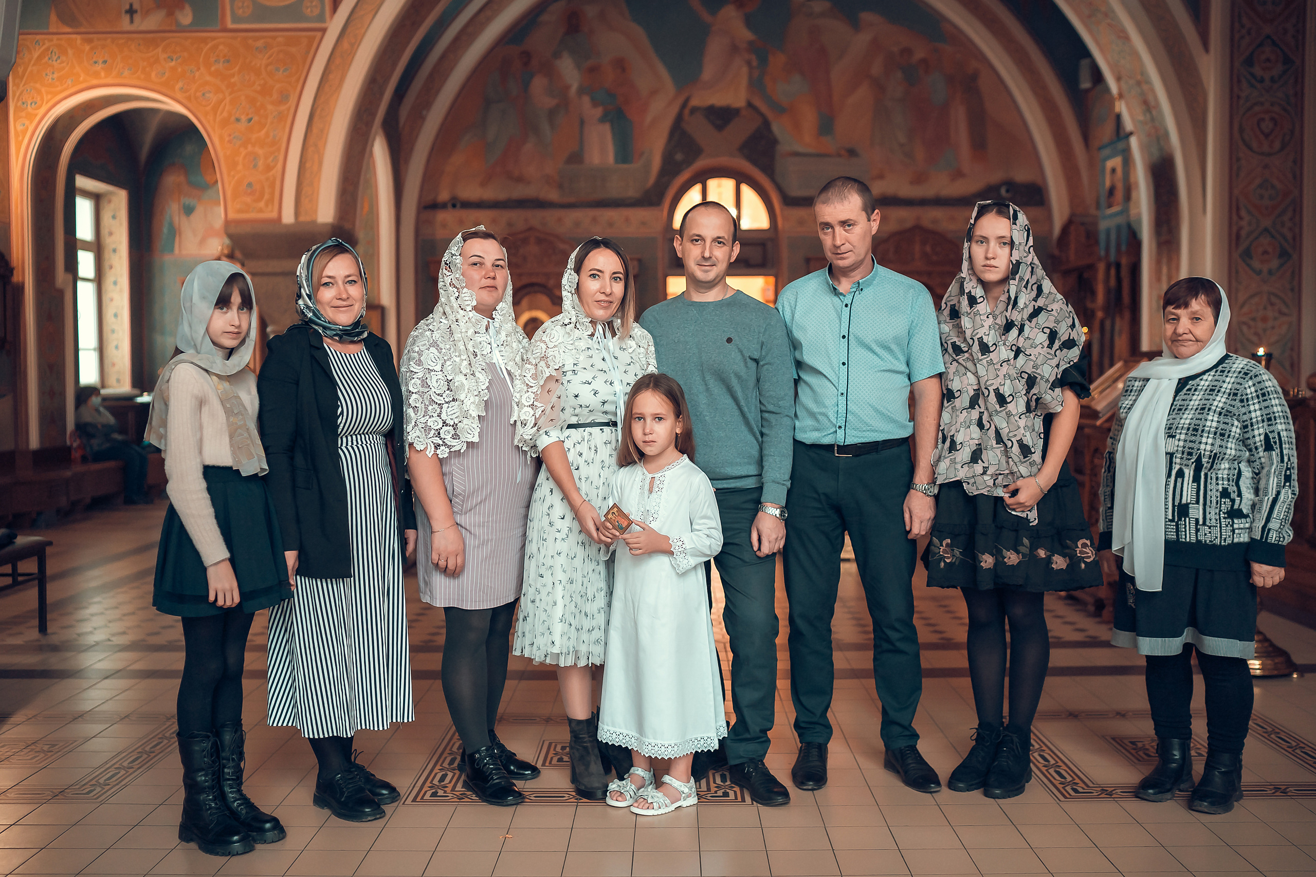 ТАИНСТВО КРЕЩЕНИЯ КАРИНЫ ХРАМ ИОАННА ПРЕДТЕЧИ. Фотограф на Крещение и Венчание в Красноярске Рамазанова Юлия