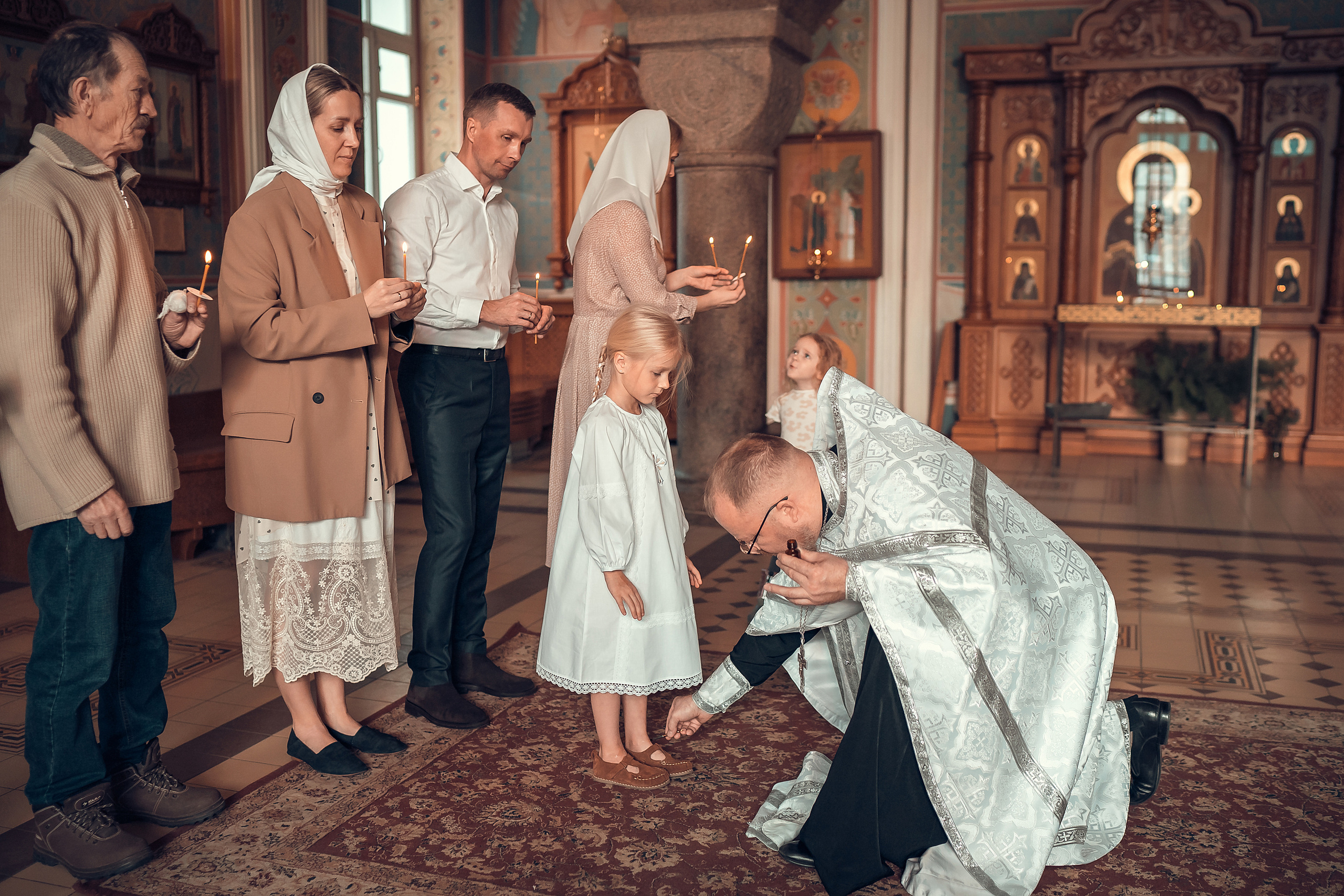 Таинство Крещения Стефании. Фотограф на Крещение и Венчание в Красноярске Рамазанова Юлия