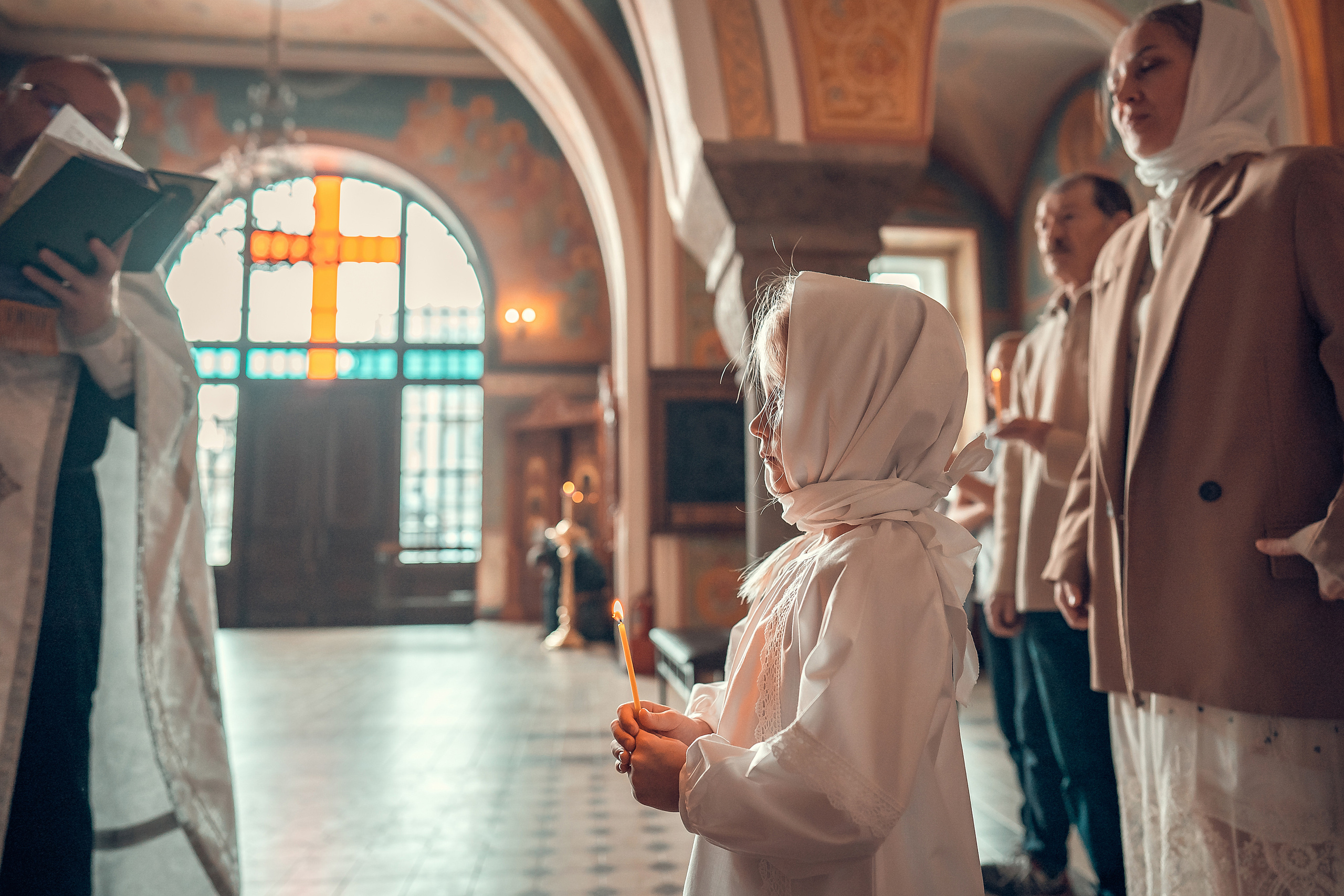 Таинство Крещения Стефании. Фотограф на Крещение и Венчание в Красноярске Рамазанова Юлия