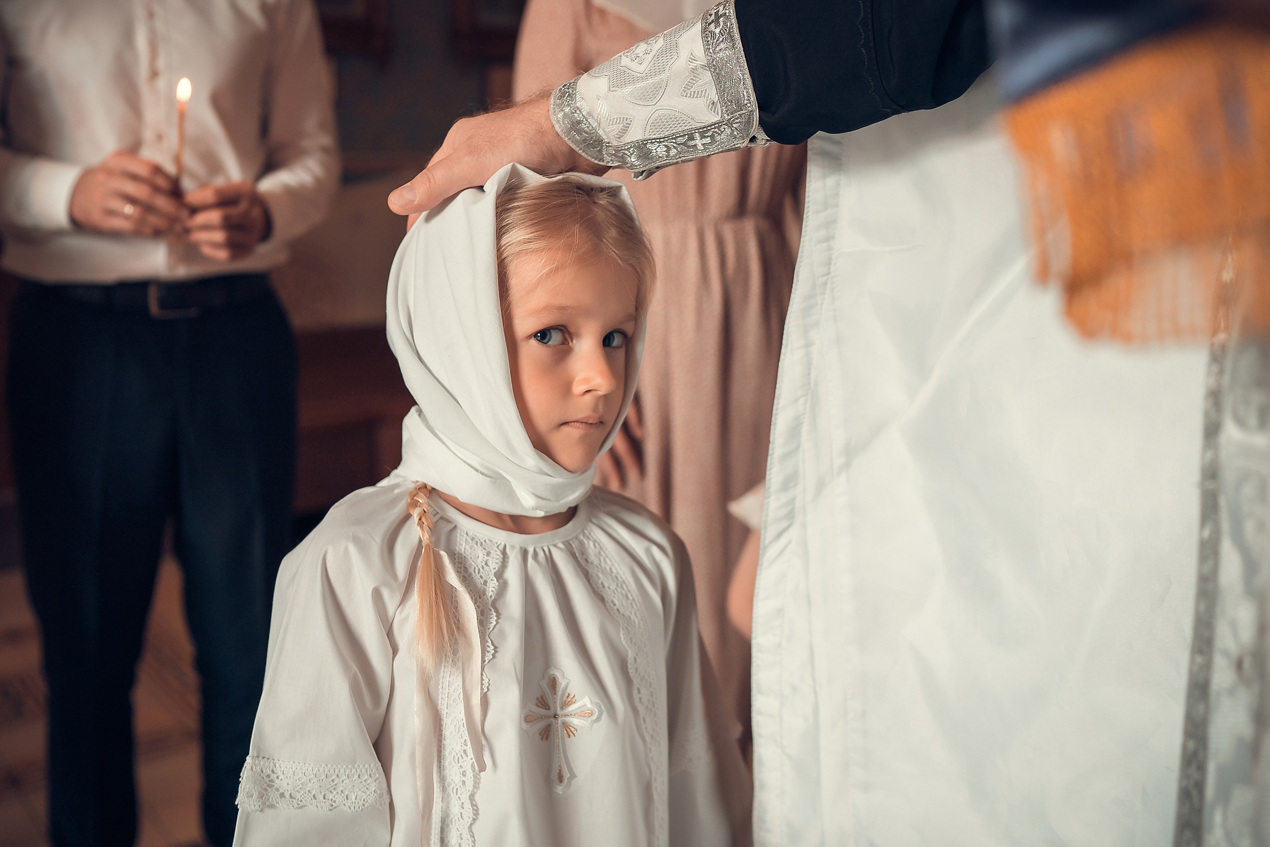 Таинство Крещения Стефании. Фотограф на Крещение и Венчание в Красноярске Рамазанова Юлия