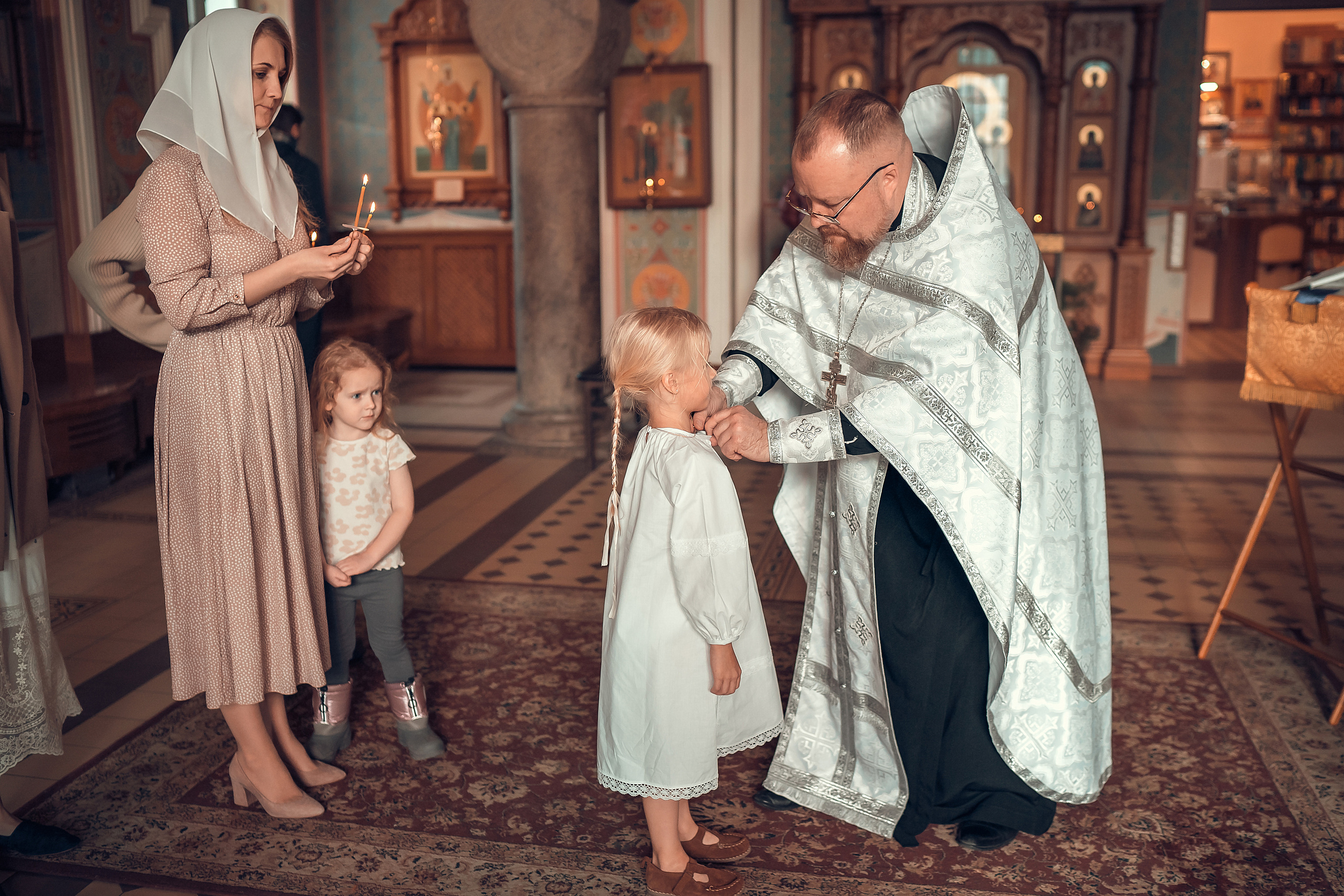 Таинство Крещения Стефании. Фотограф на Крещение и Венчание в Красноярске Рамазанова Юлия