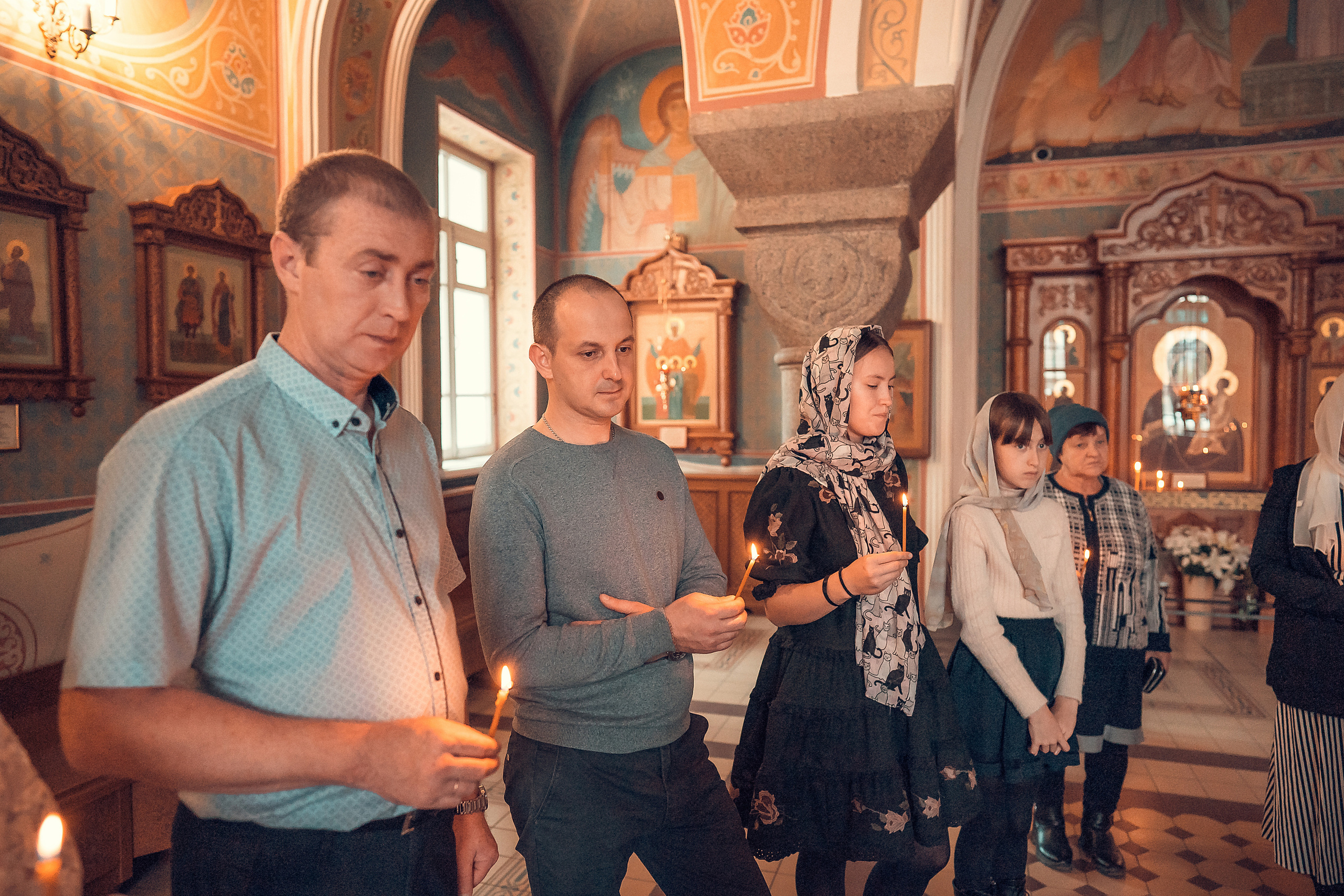 ТАИНСТВО КРЕЩЕНИЯ КАРИНЫ ХРАМ ИОАННА ПРЕДТЕЧИ. Фотограф на Крещение и Венчание в Красноярске Рамазанова Юлия