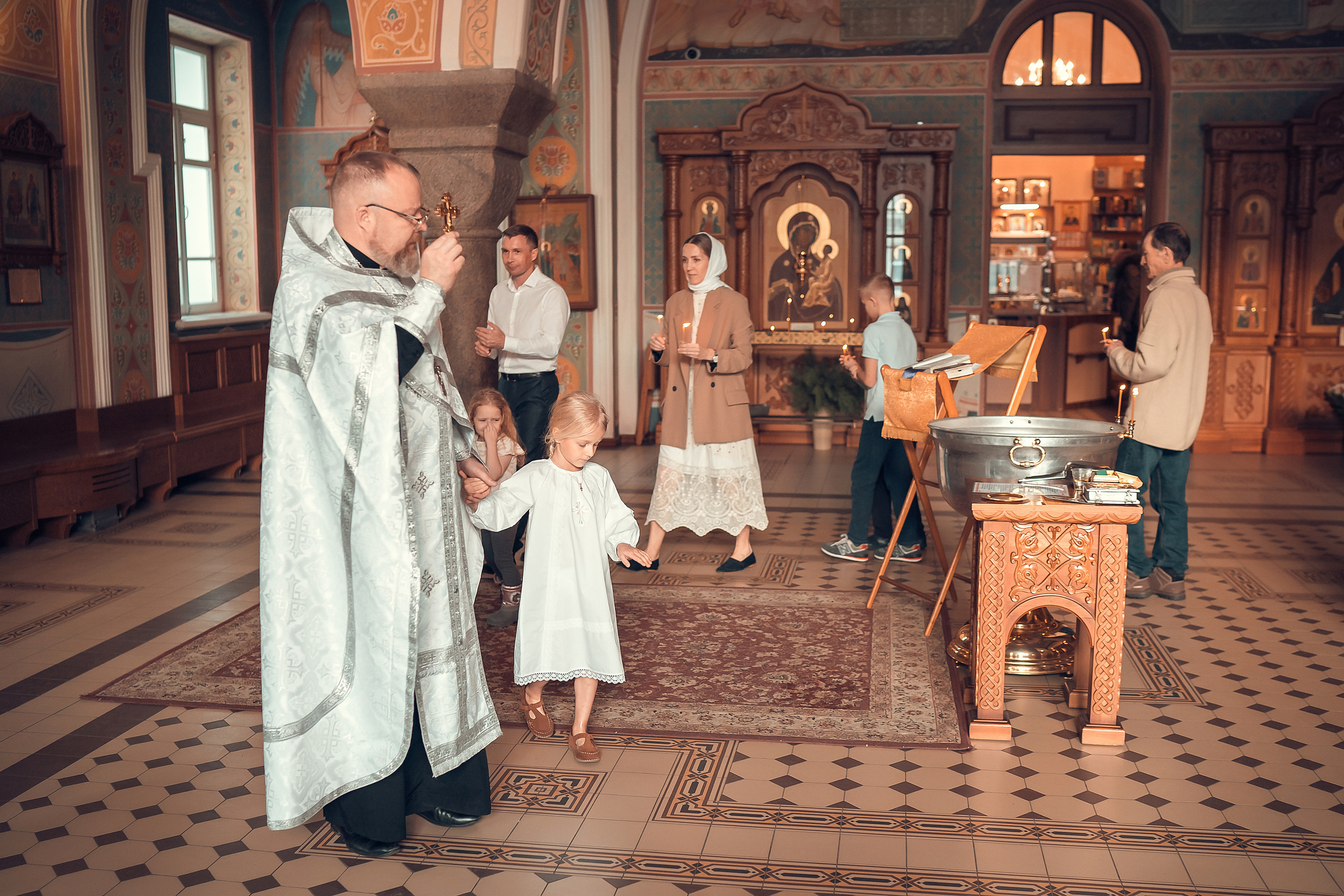 Таинство Крещения Стефании. Фотограф на Крещение и Венчание в Красноярске Рамазанова Юлия