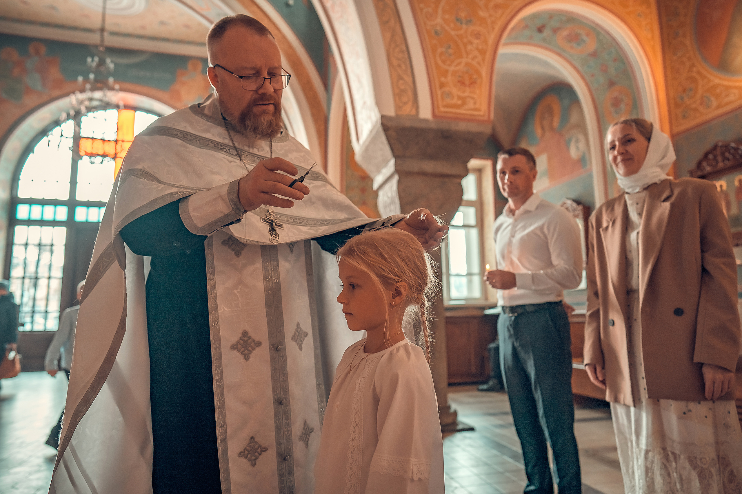 Таинство Крещения Стефании. Фотограф на Крещение и Венчание в Красноярске Рамазанова Юлия