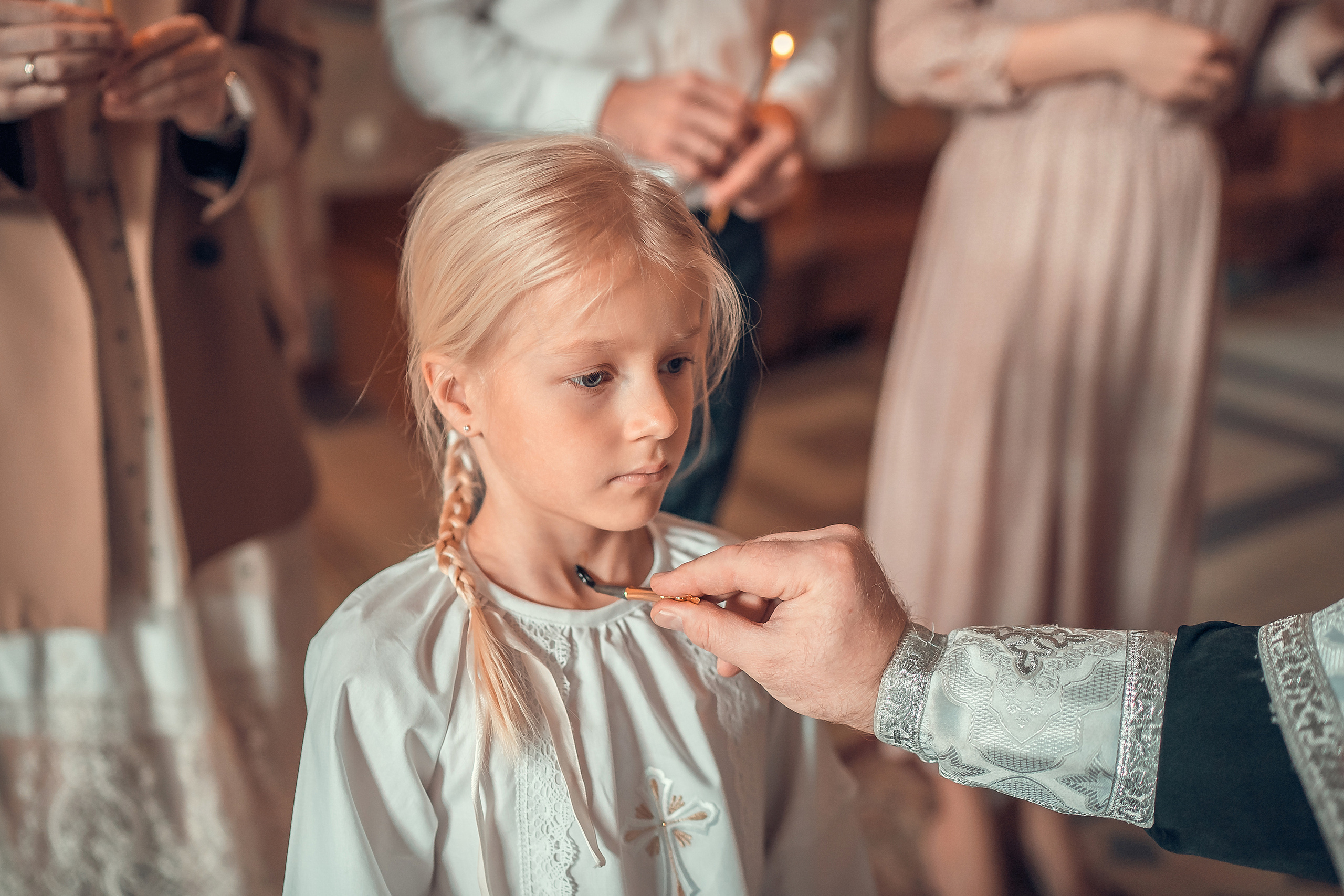 Таинство Крещения Стефании. Фотограф на Крещение и Венчание в Красноярске Рамазанова Юлия
