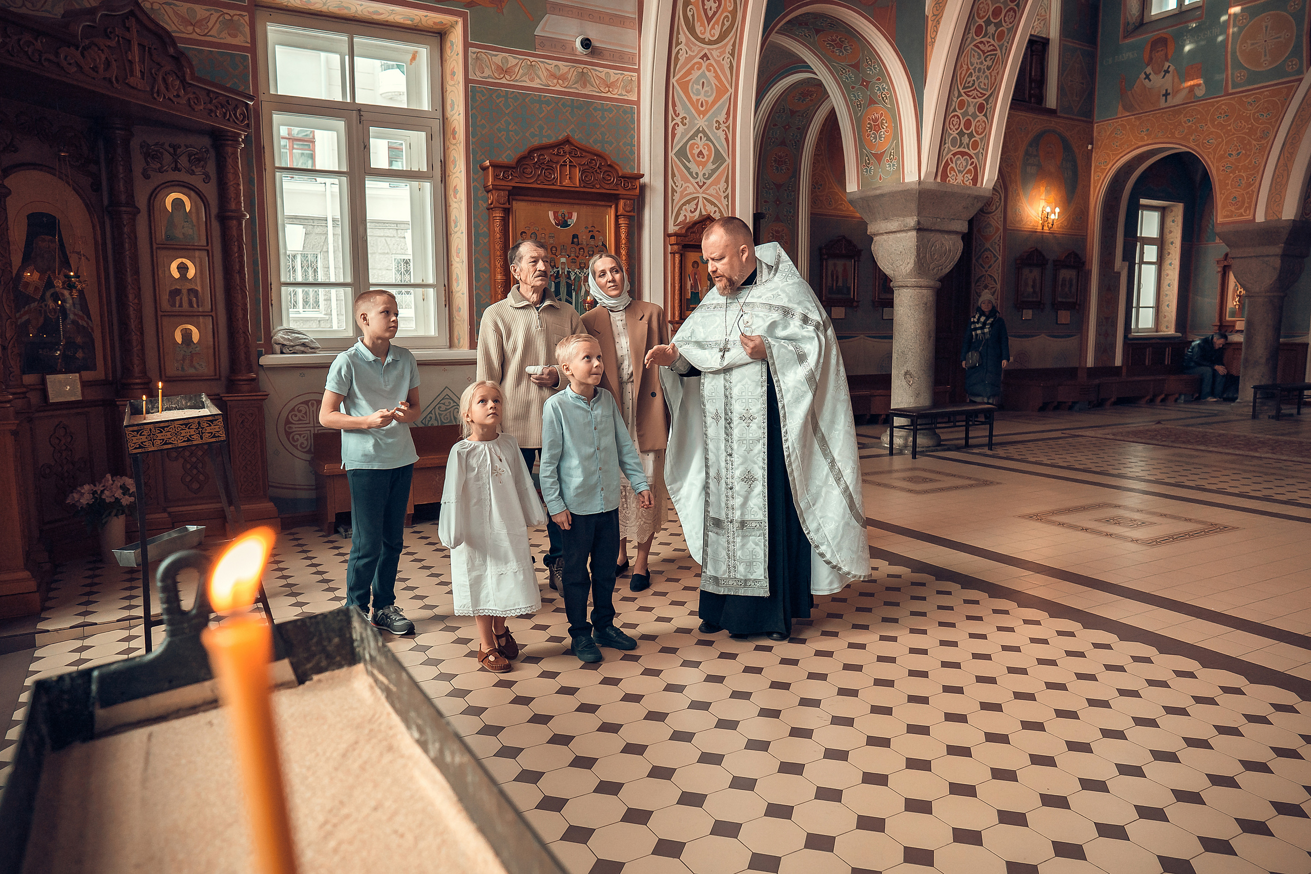 Таинство Крещения Стефании. Фотограф на Крещение и Венчание в Красноярске Рамазанова Юлия