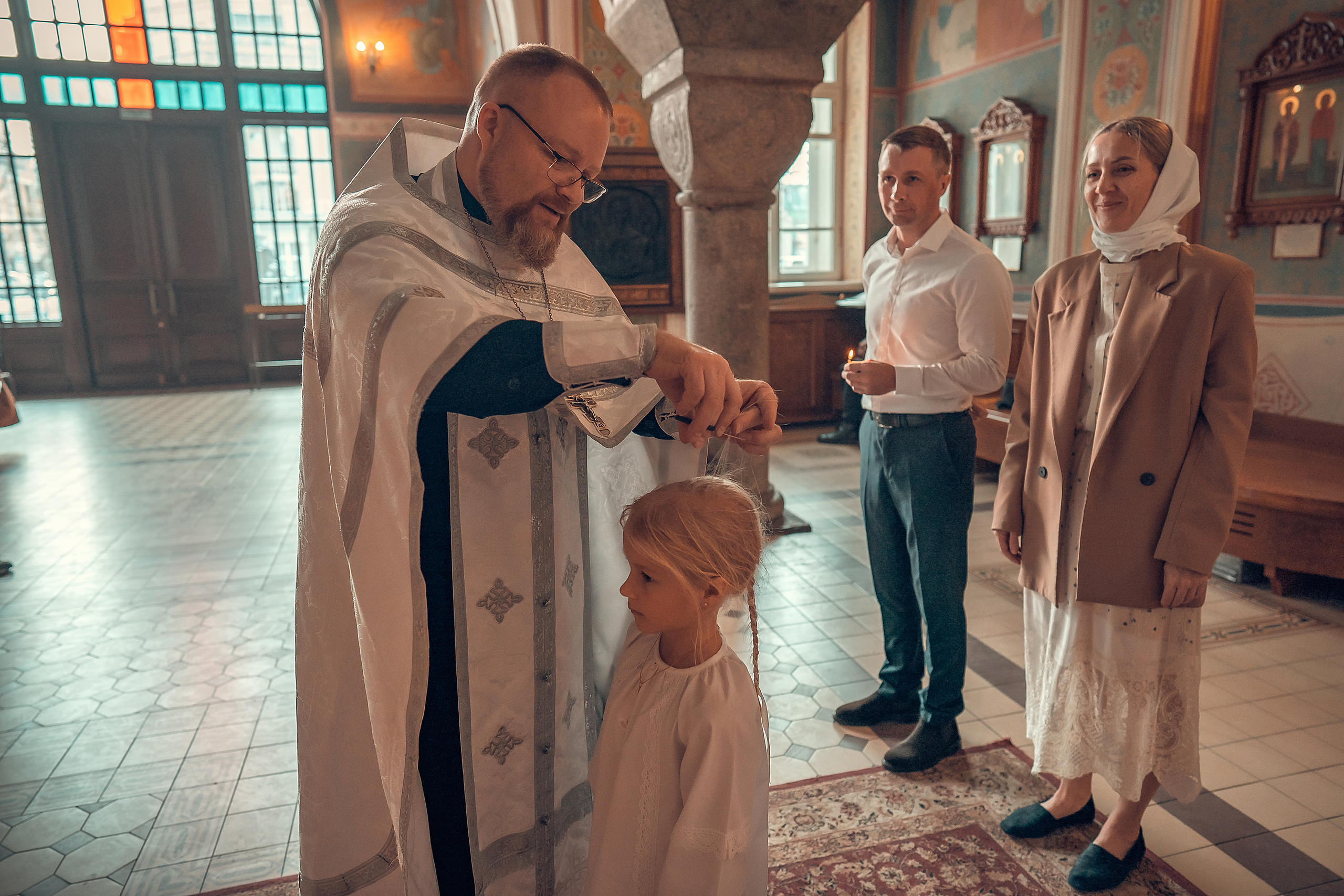 Таинство Крещения Стефании. Фотограф на Крещение и Венчание в Красноярске Рамазанова Юлия