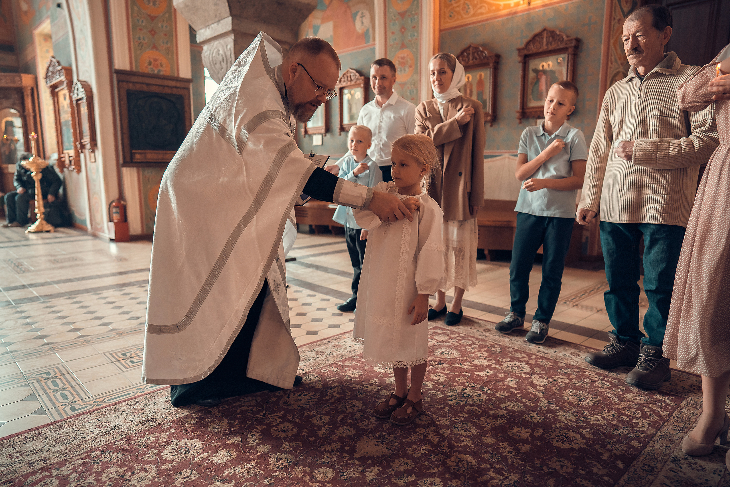 Таинство Крещения Стефании. Фотограф на Крещение и Венчание в Красноярске Рамазанова Юлия