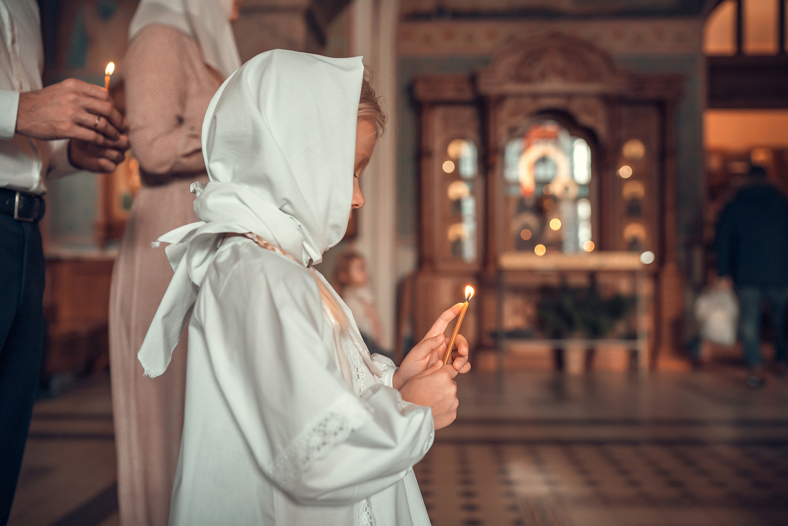 Таинство Крещения Стефании. Фотограф на Крещение и Венчание в Красноярске Рамазанова Юлия