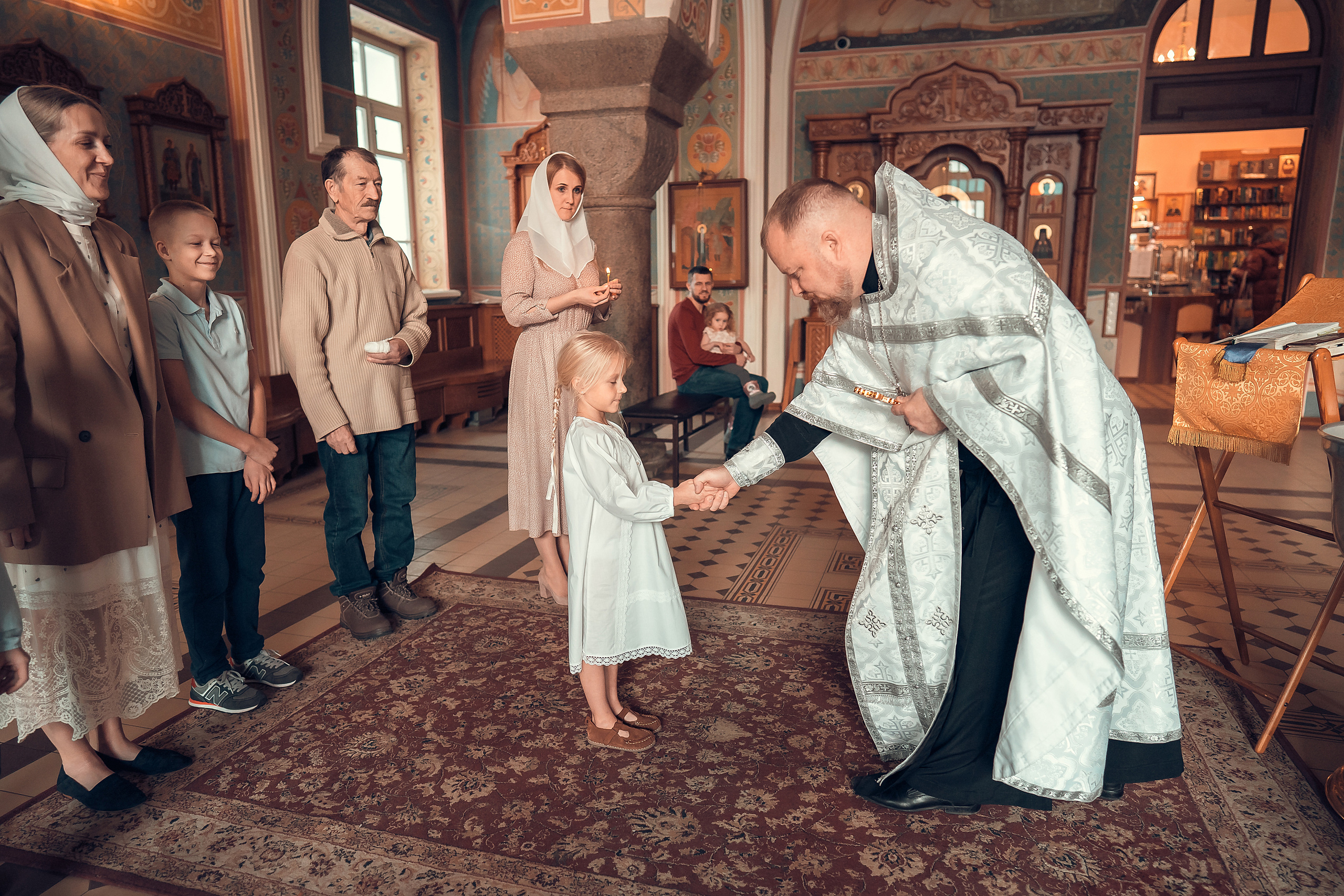 Таинство Крещения Стефании. Фотограф на Крещение и Венчание в Красноярске Рамазанова Юлия