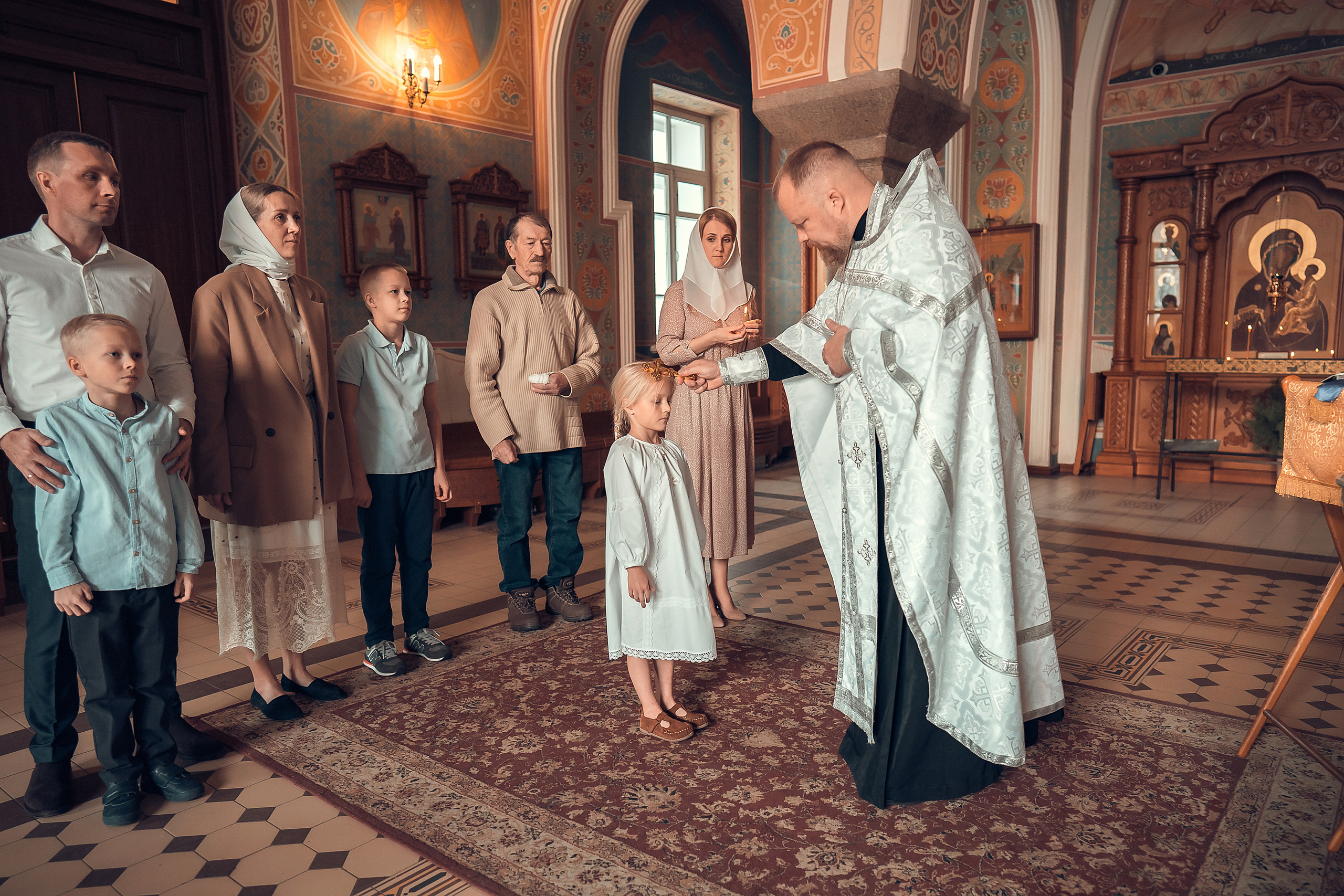 Таинство Крещения Стефании. Фотограф на Крещение и Венчание в Красноярске Рамазанова Юлия