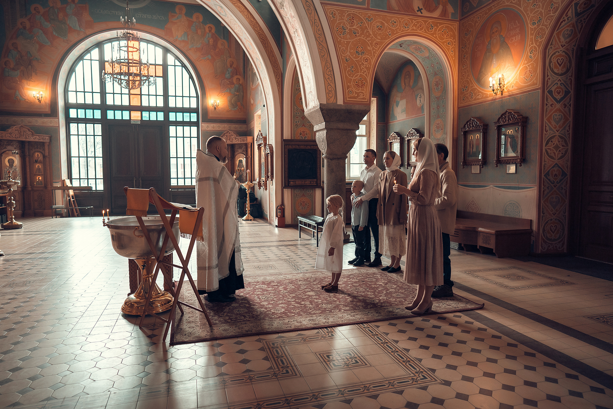 Таинство Крещения Стефании. Фотограф на Крещение и Венчание в Красноярске Рамазанова Юлия