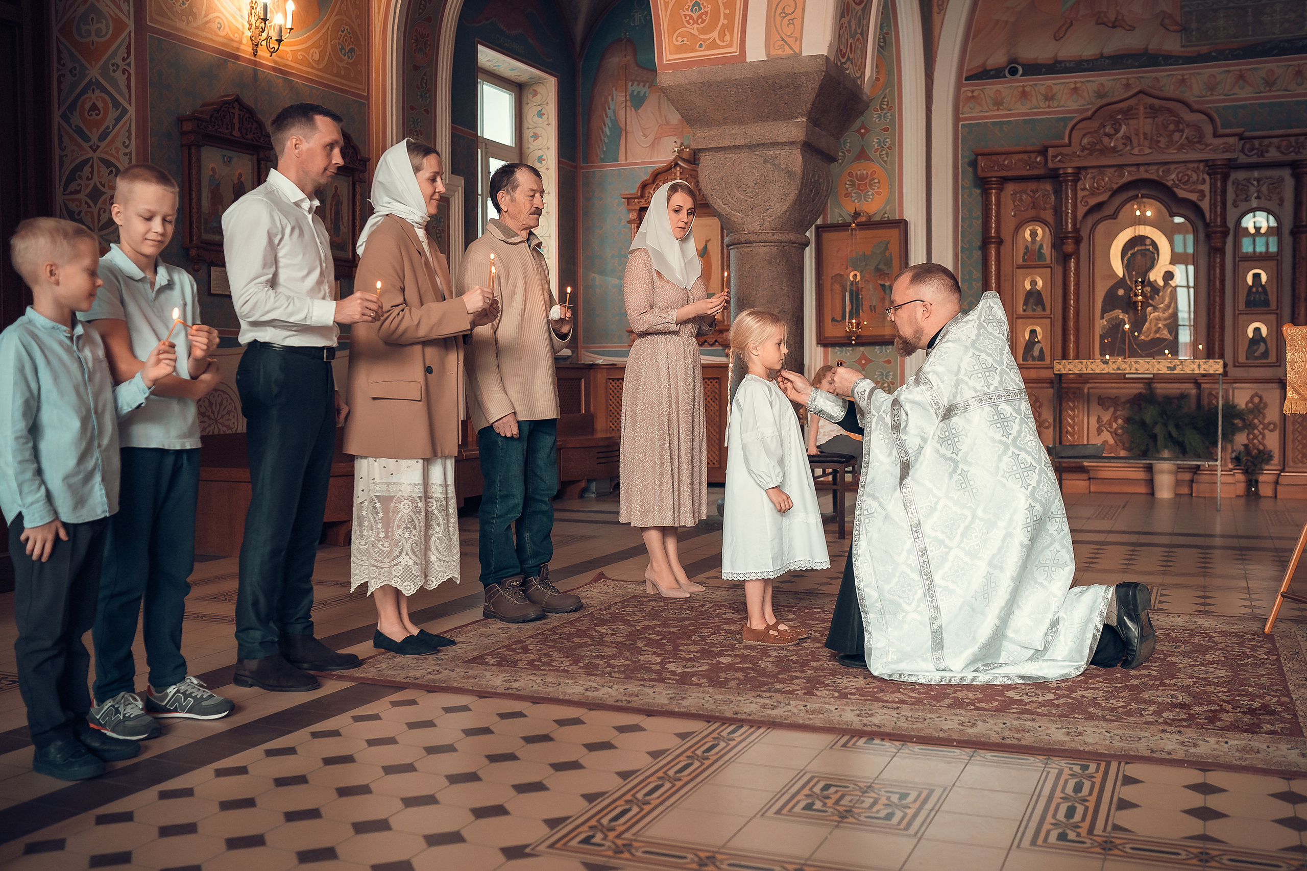 Таинство Крещения Стефании. Фотограф на Крещение и Венчание в Красноярске Рамазанова Юлия