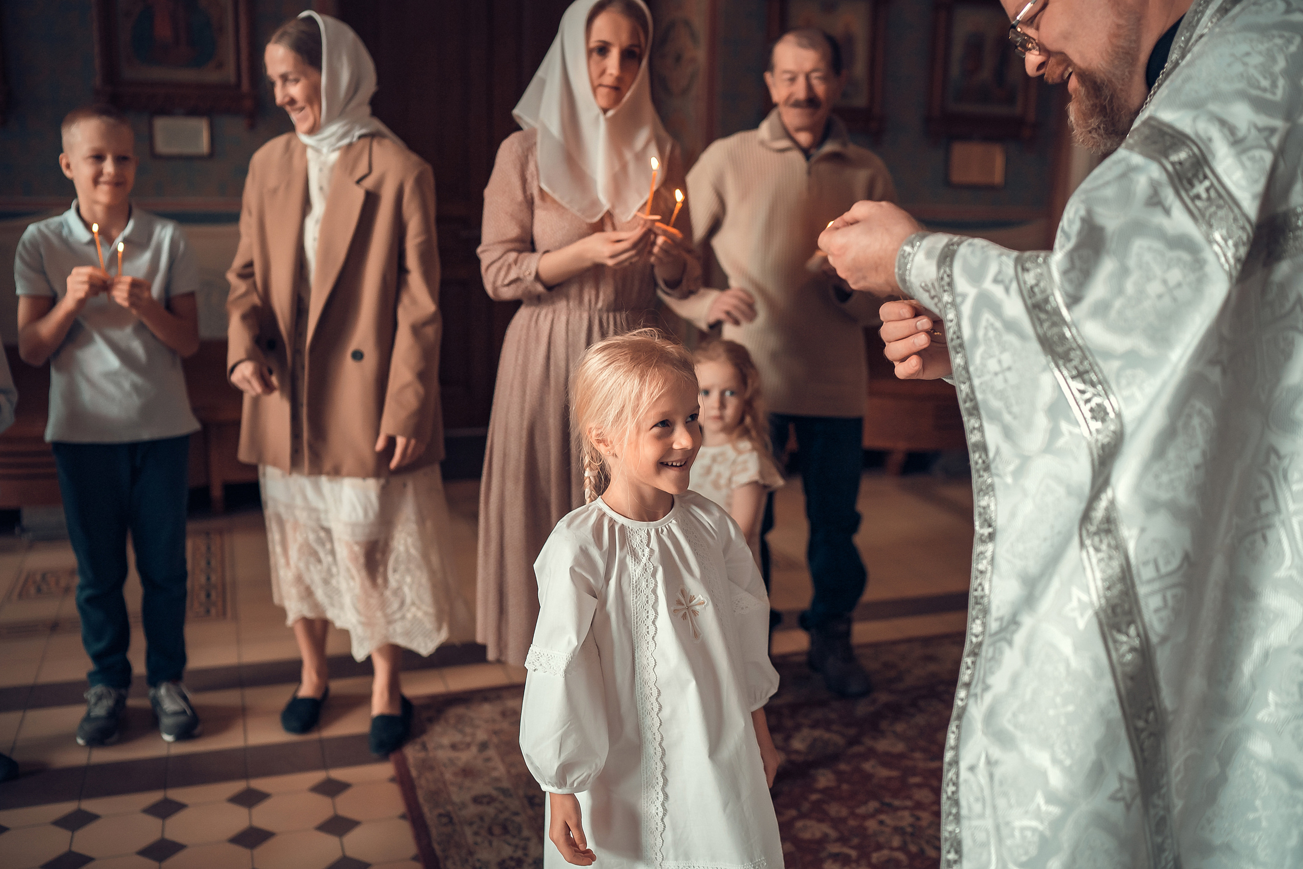 Таинство Крещения Стефании. Фотограф на Крещение и Венчание в Красноярске Рамазанова Юлия