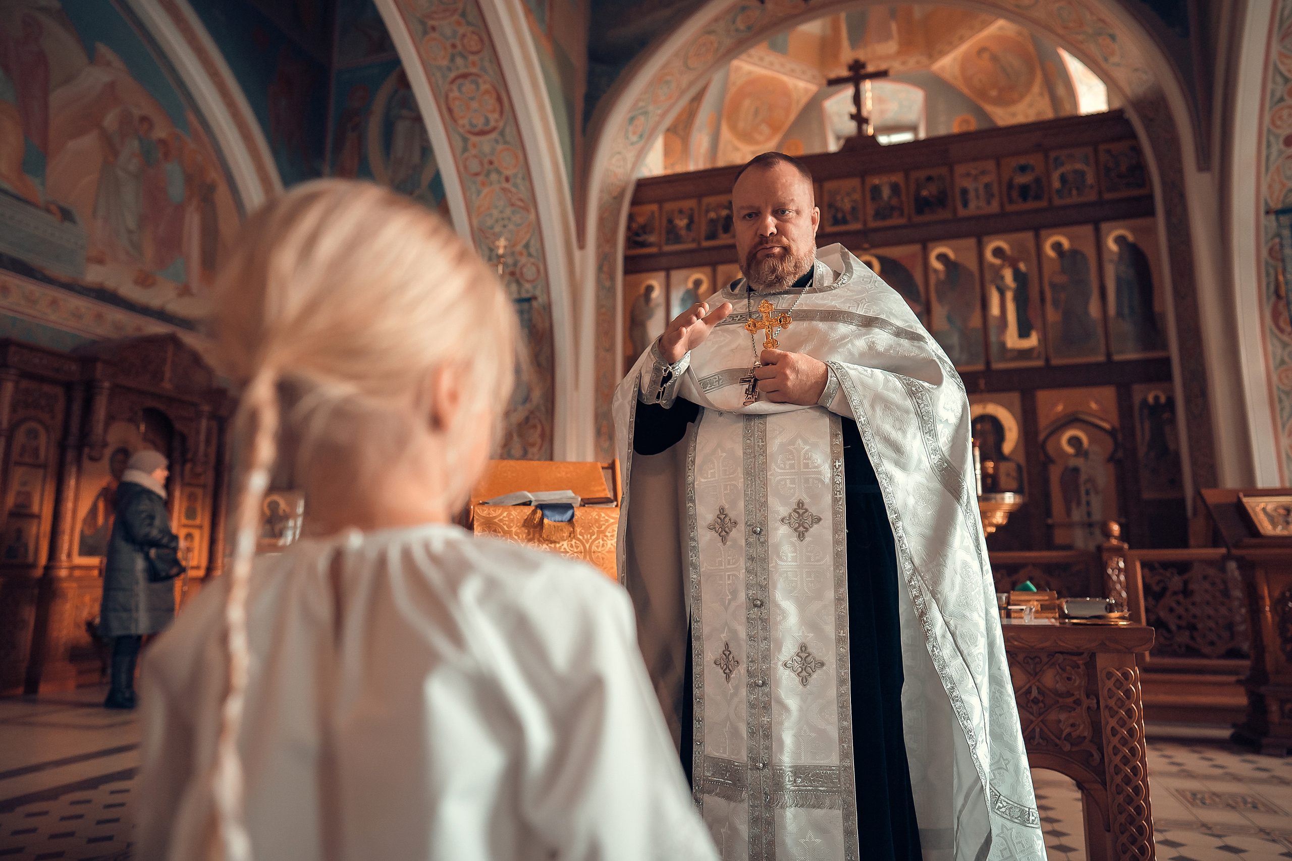 Таинство Крещения Стефании. Фотограф на Крещение и Венчание в Красноярске Рамазанова Юлия