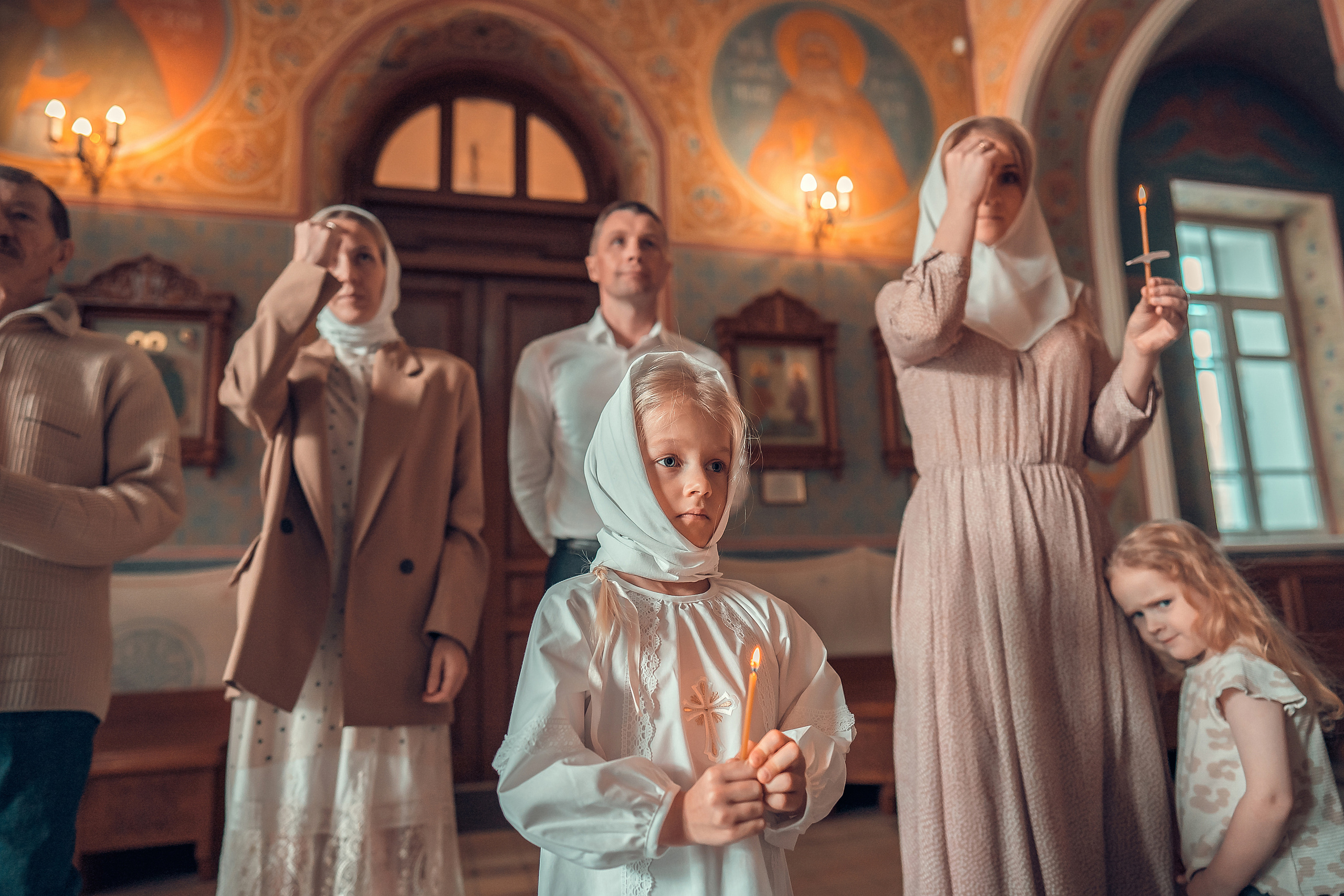 Таинство Крещения Стефании. Фотограф на Крещение и Венчание в Красноярске Рамазанова Юлия