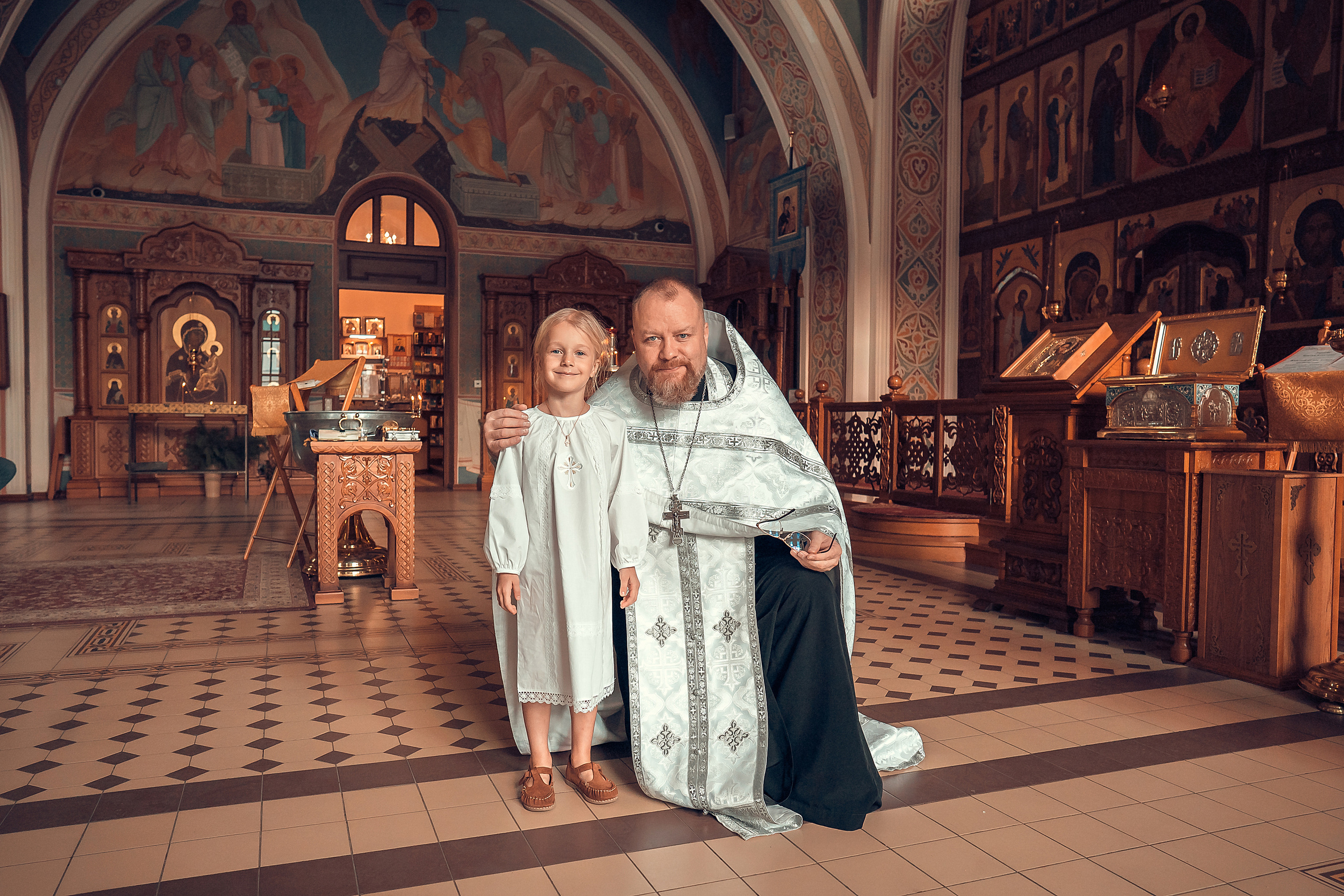 Таинство Крещения Стефании. Фотограф на Крещение и Венчание в Красноярске Рамазанова Юлия